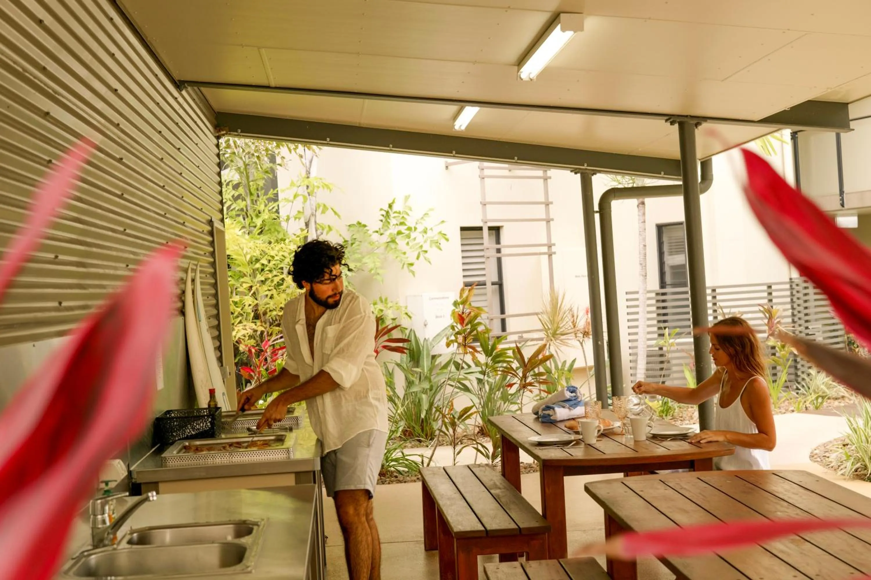 BBQ facilities in Agnes Water Beach Club
