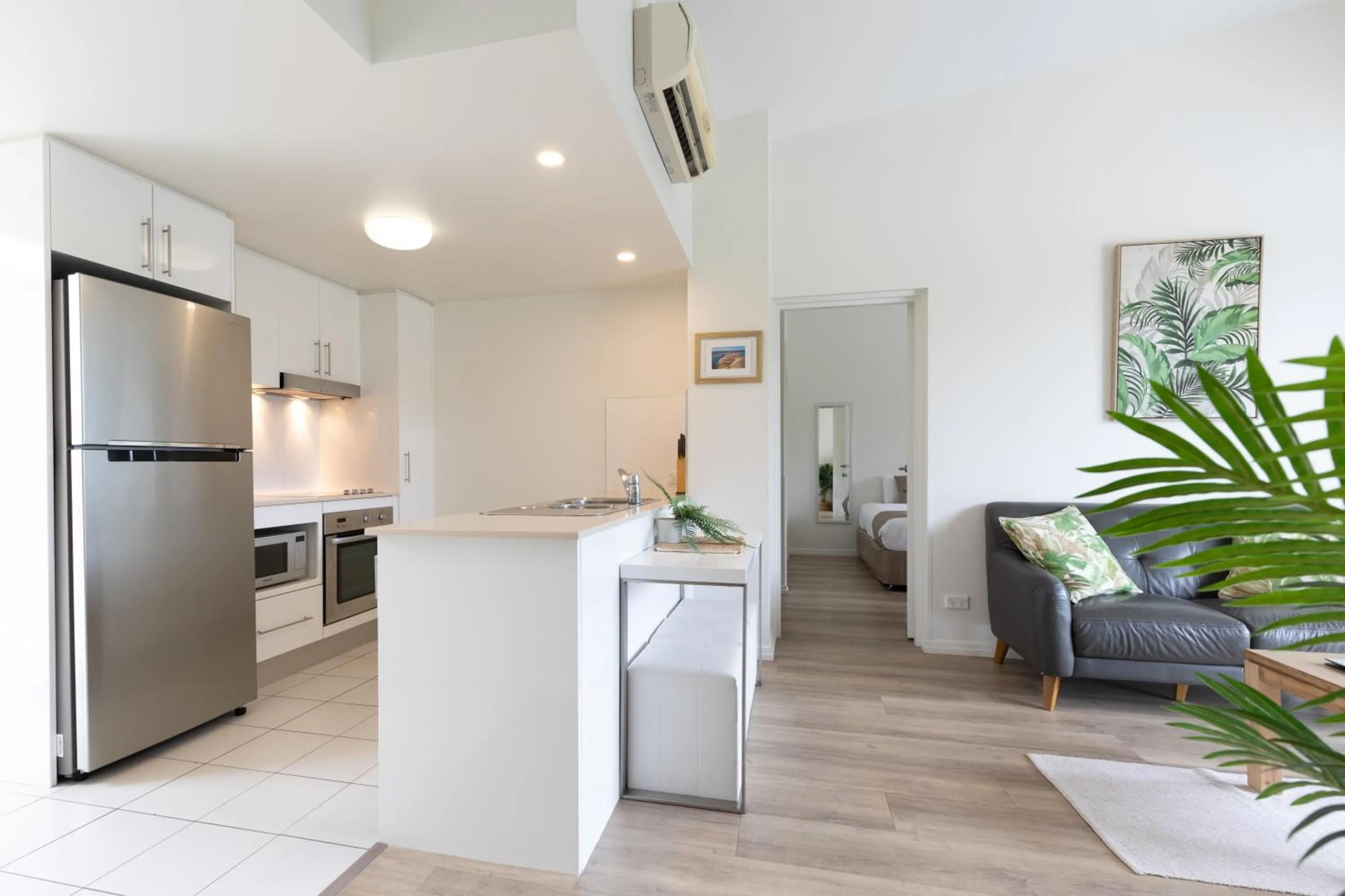 kitchen in Agnes Water Beach Club