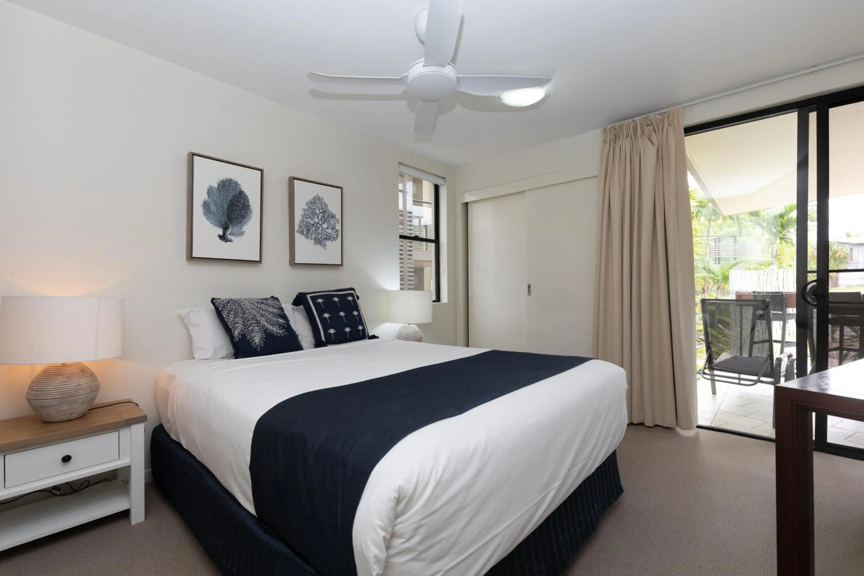 Bed in Agnes Water Beach Club