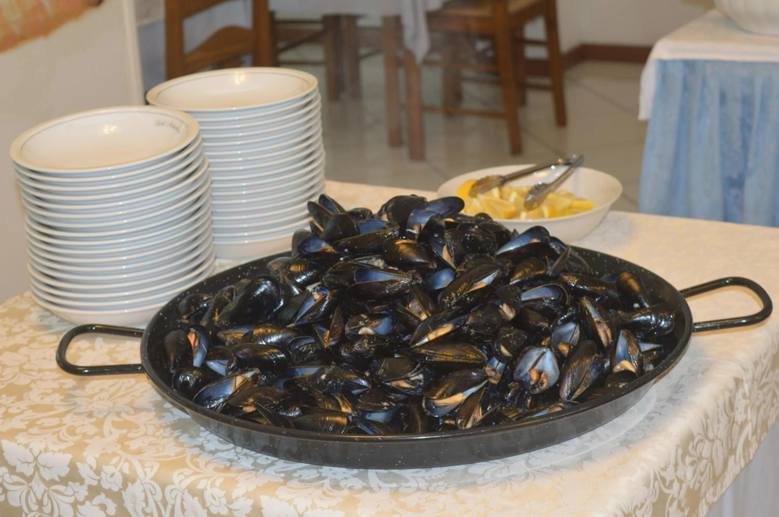 Food close-up in Hotel Arlecchino