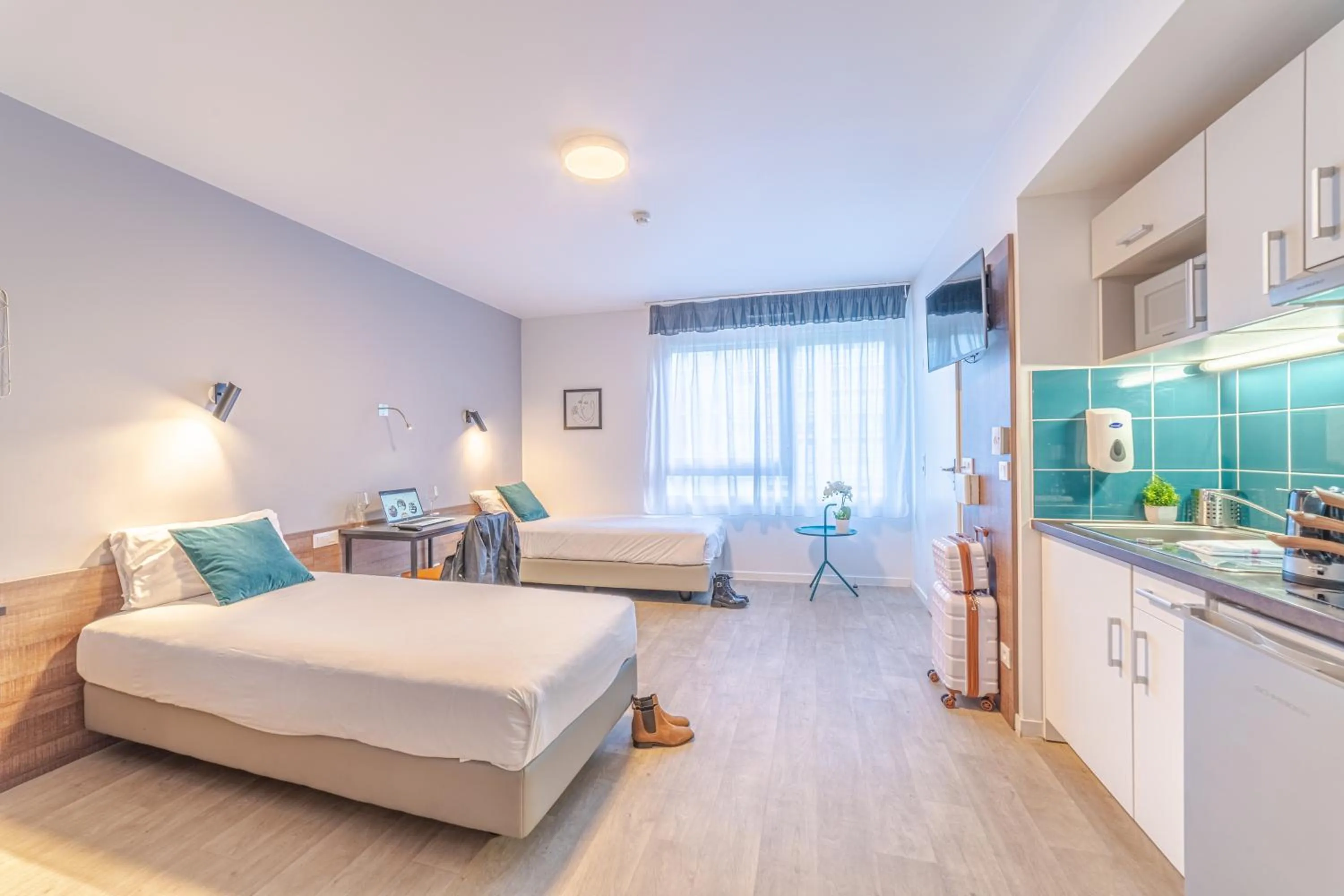 Bed in Break & Home Paris Italie Porte de Choisy Appart'Hôtel