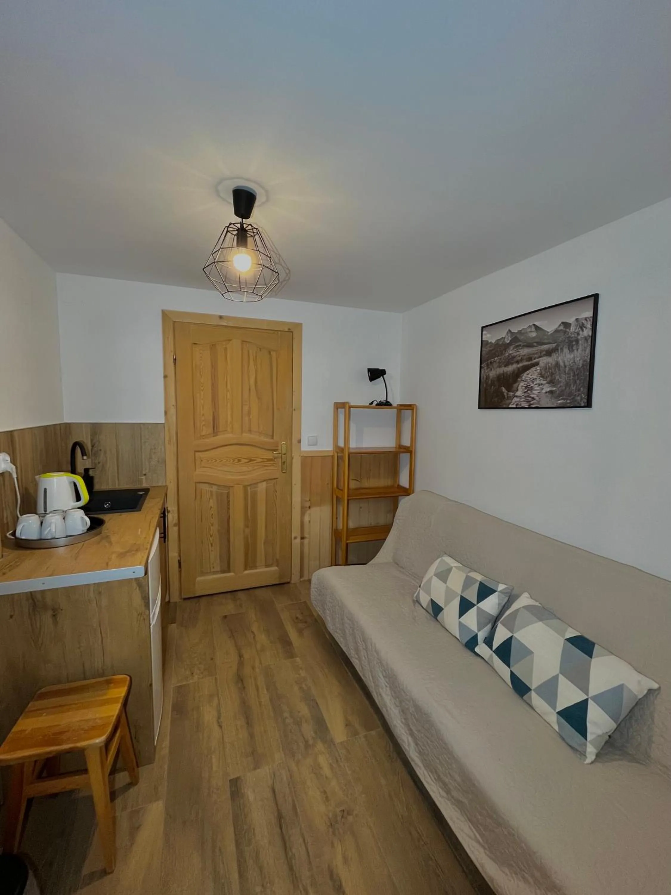 Bed in Pokoje Goscinne u Naglaka Willa Zab