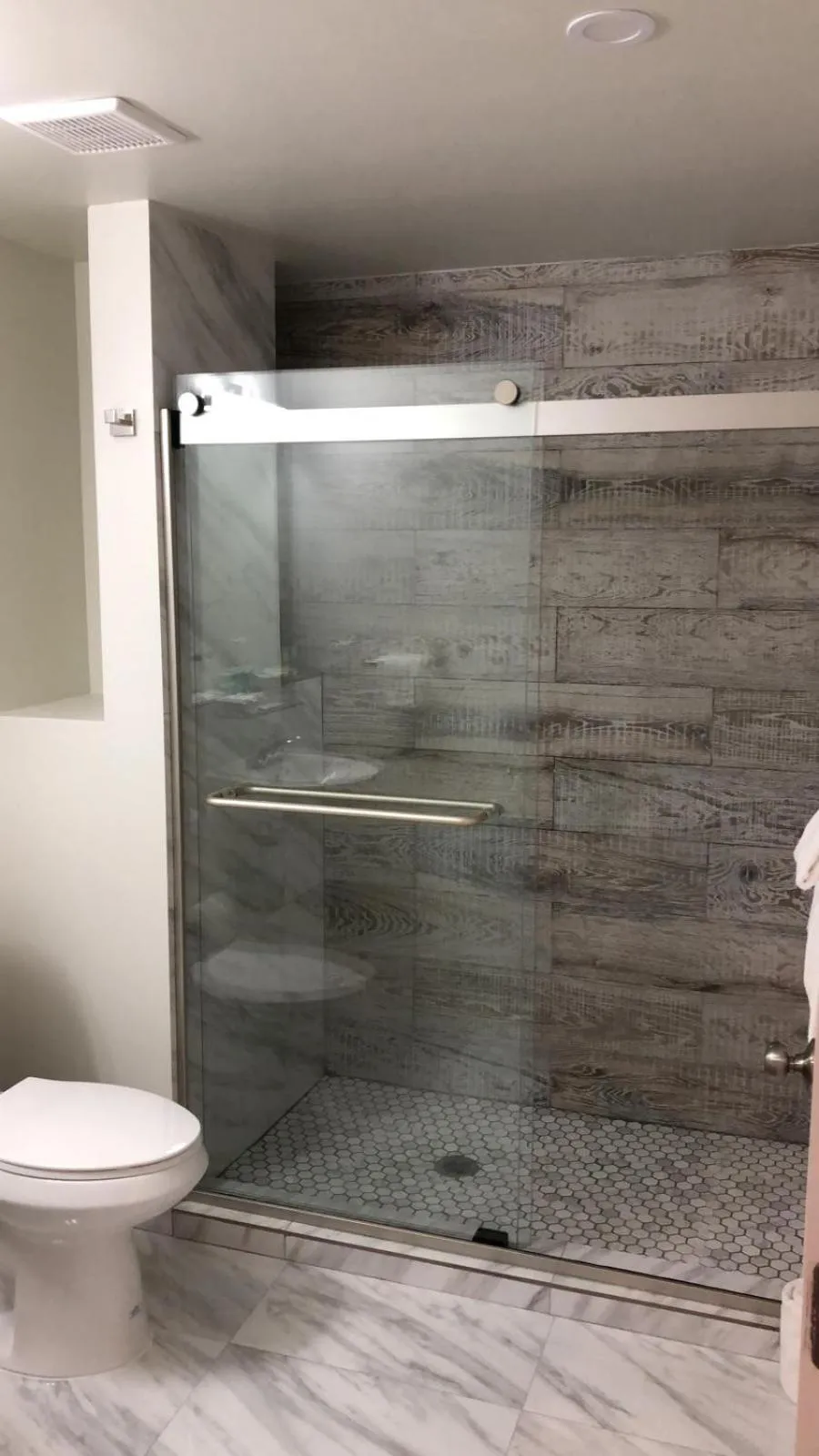 Shower in The Drift Hotel