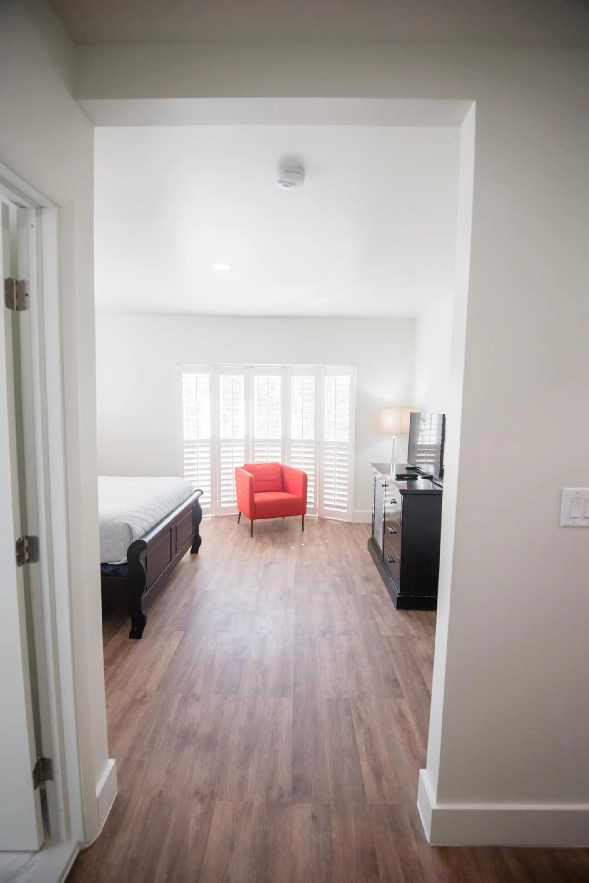 Bed in The Drift Hotel