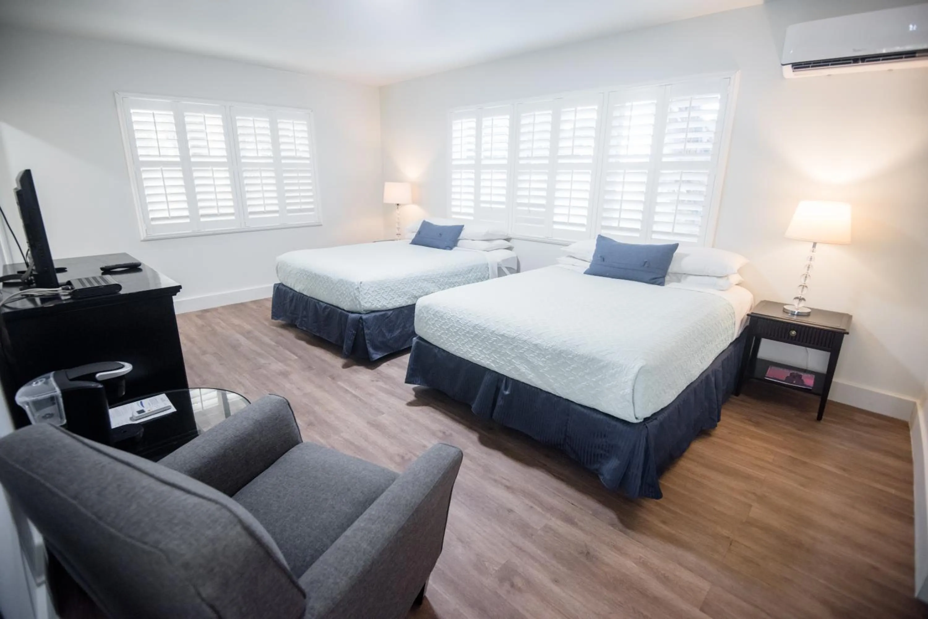 Bed in The Drift Hotel