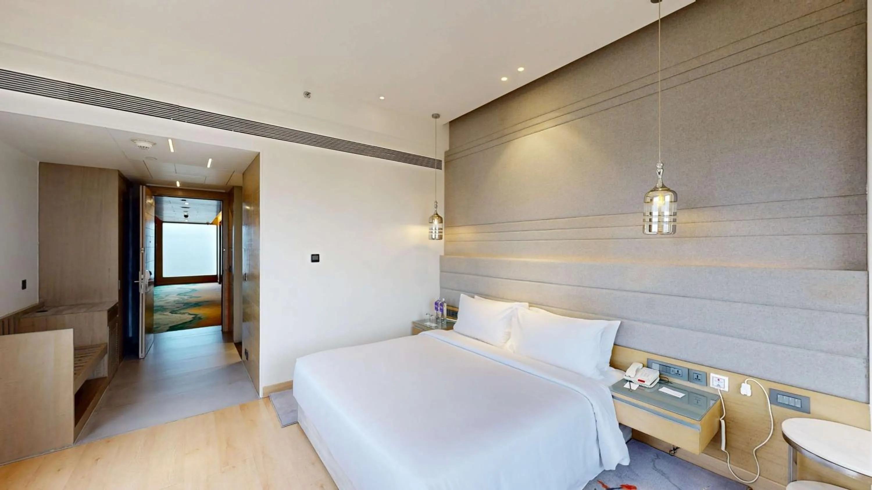 Bedroom, Bed in Radisson Blu Towers Kaushambi Delhi NCR