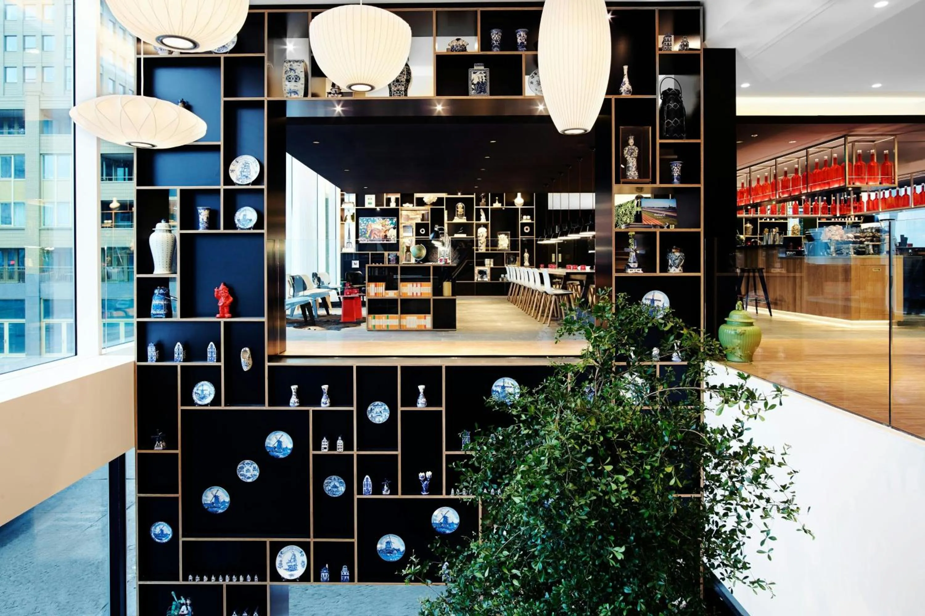 Lobby or reception in citizenM Rotterdam