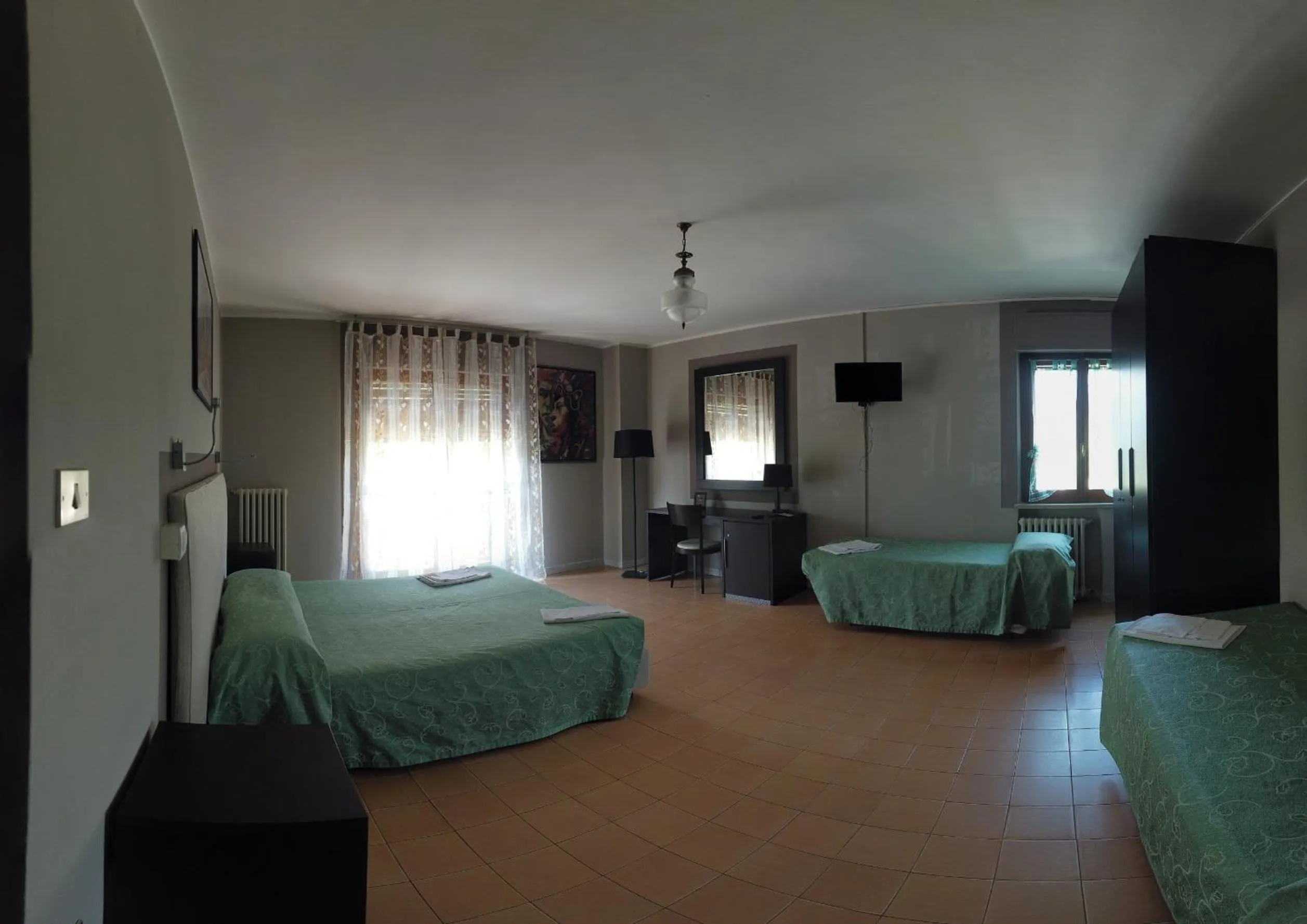 Bed in Hotel Cristina