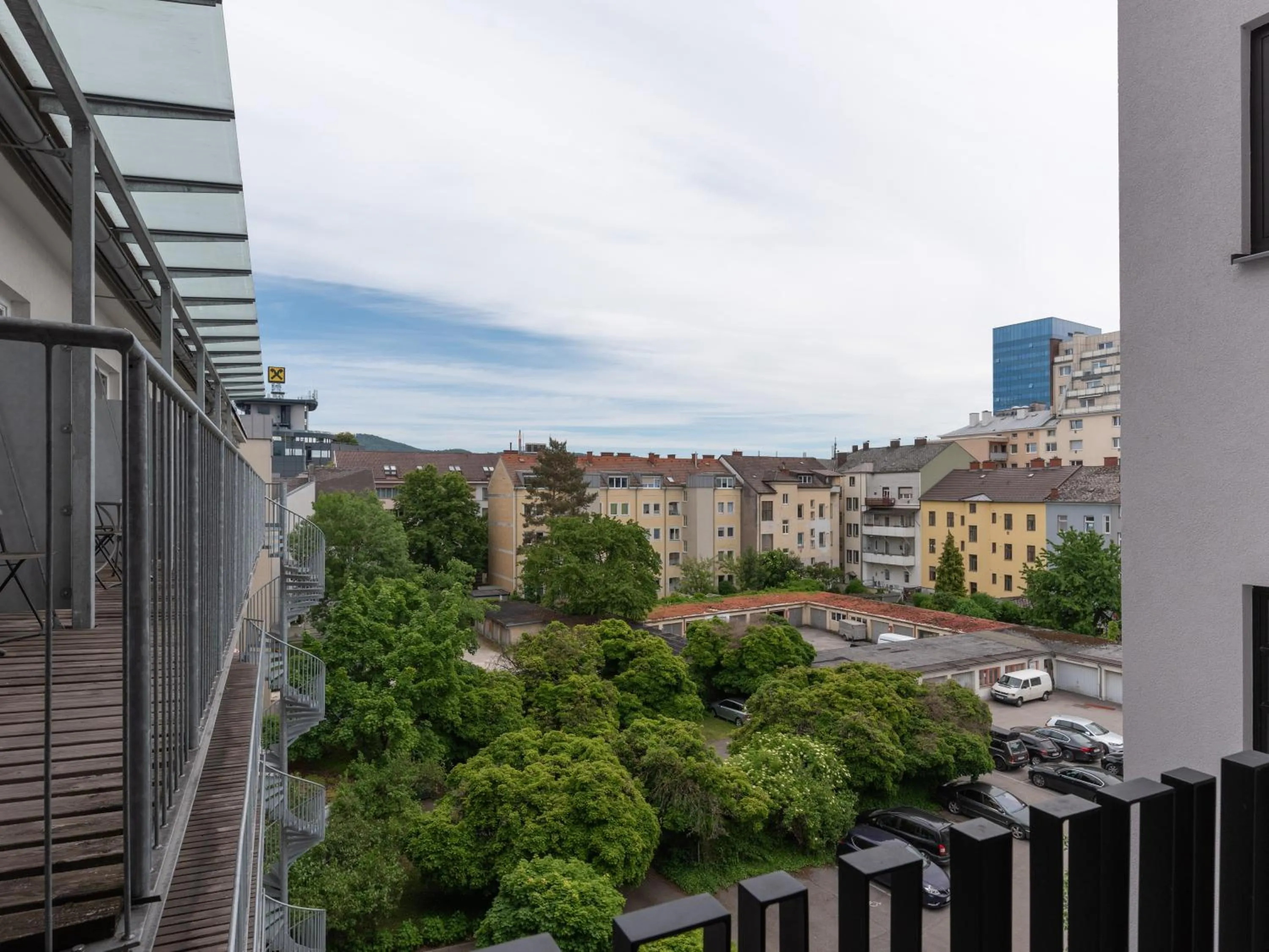 Balcony/Terrace in Limehome Linz Schillerstraße