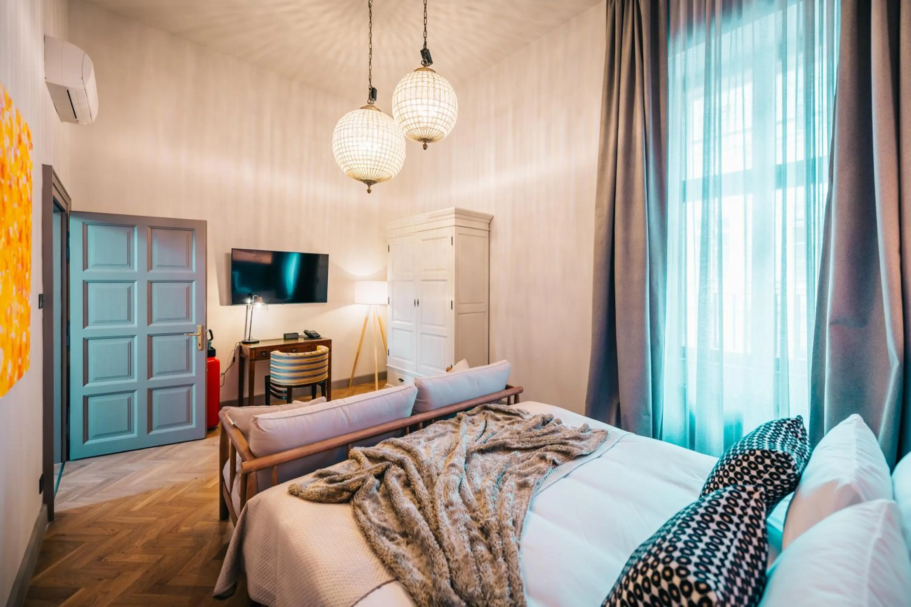 Bed in BALTAZÁR Boutique Hotel