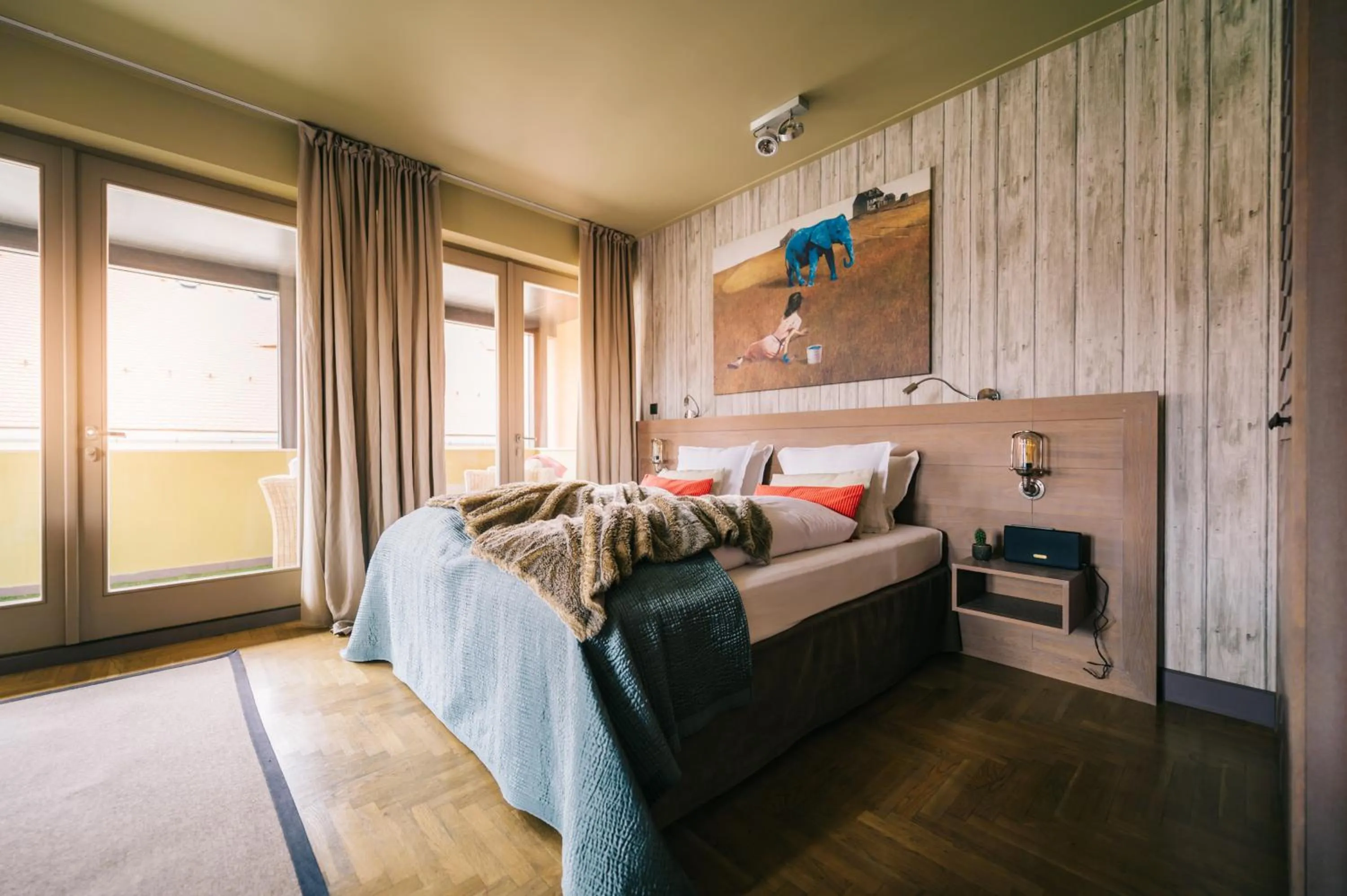 Bed in BALTAZÁR Boutique Hotel