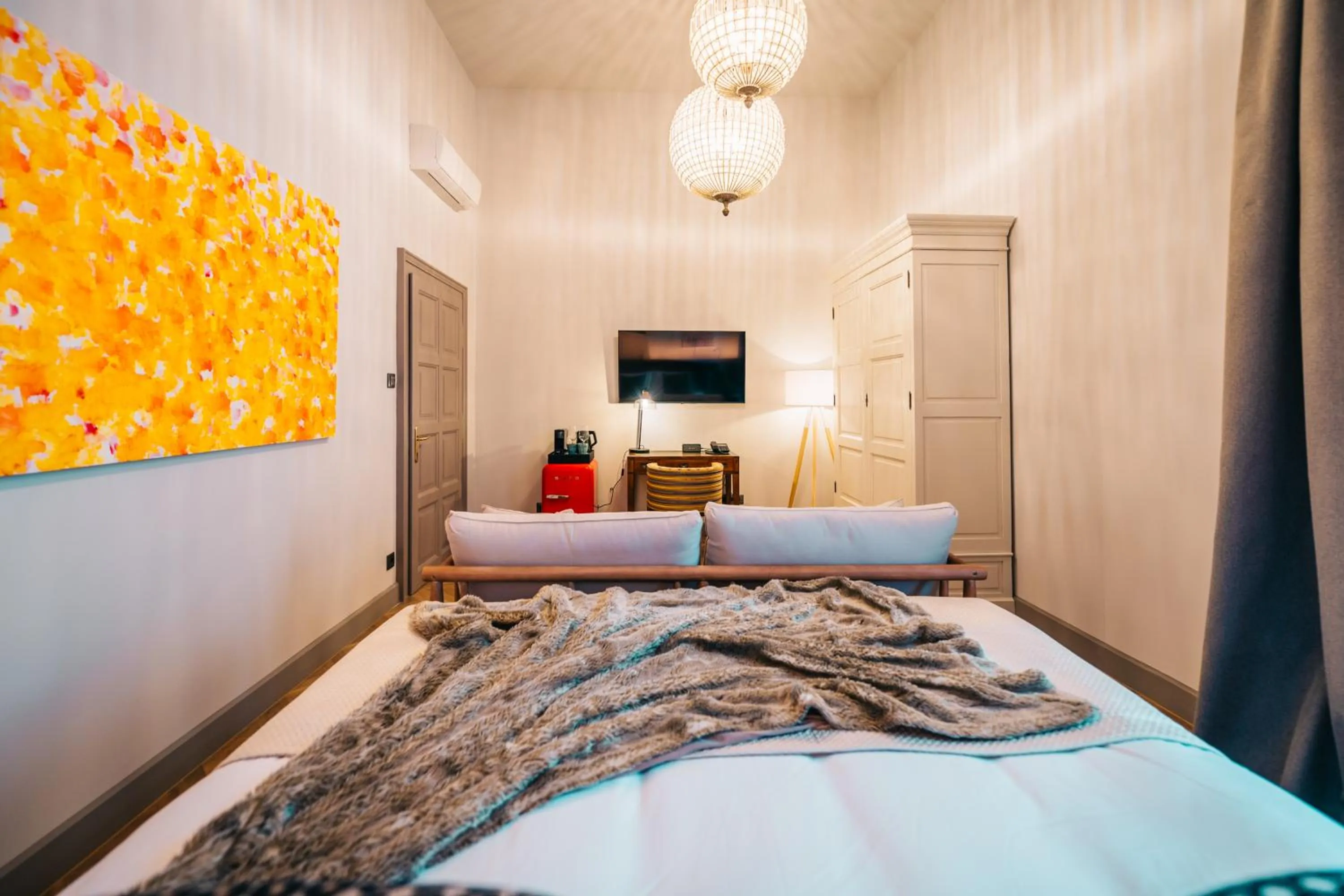 Bed in BALTAZÁR Boutique Hotel