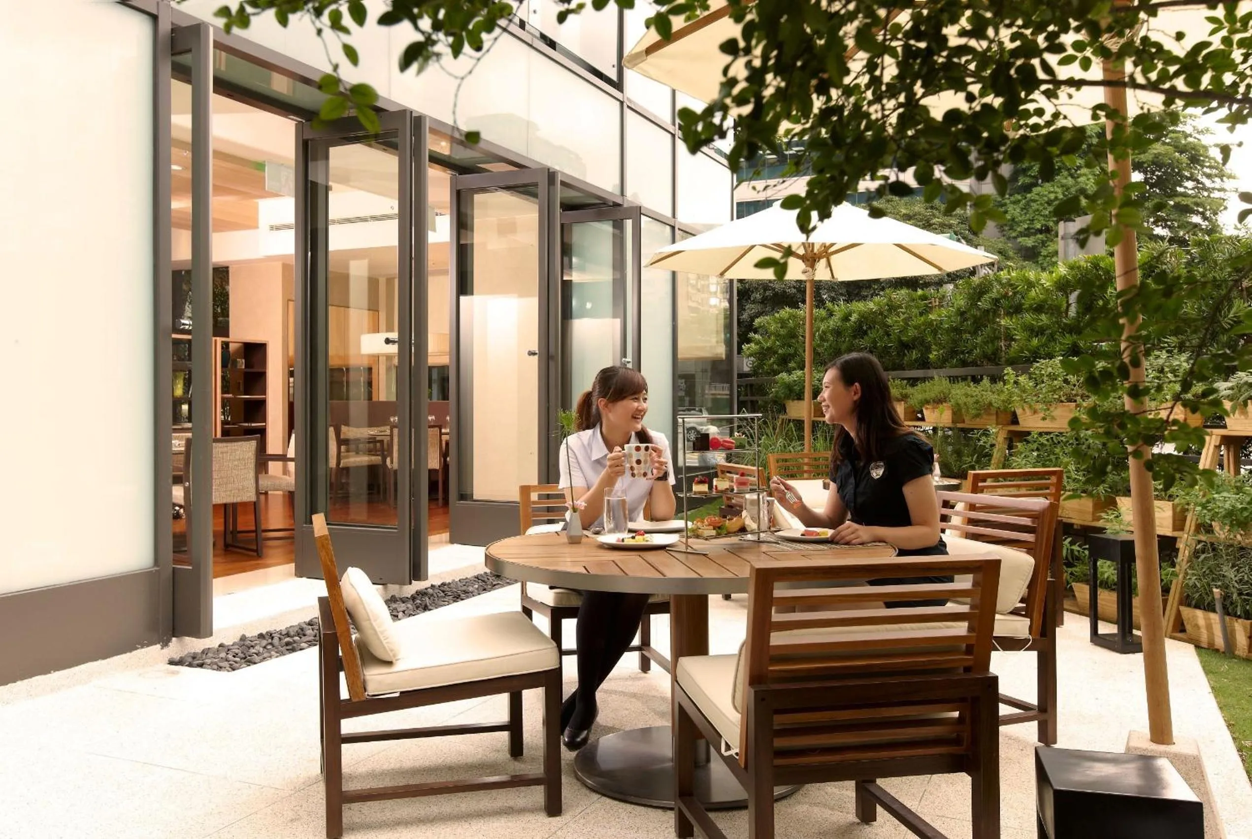 Garden in Hotel COZZI Minsheng Taipei