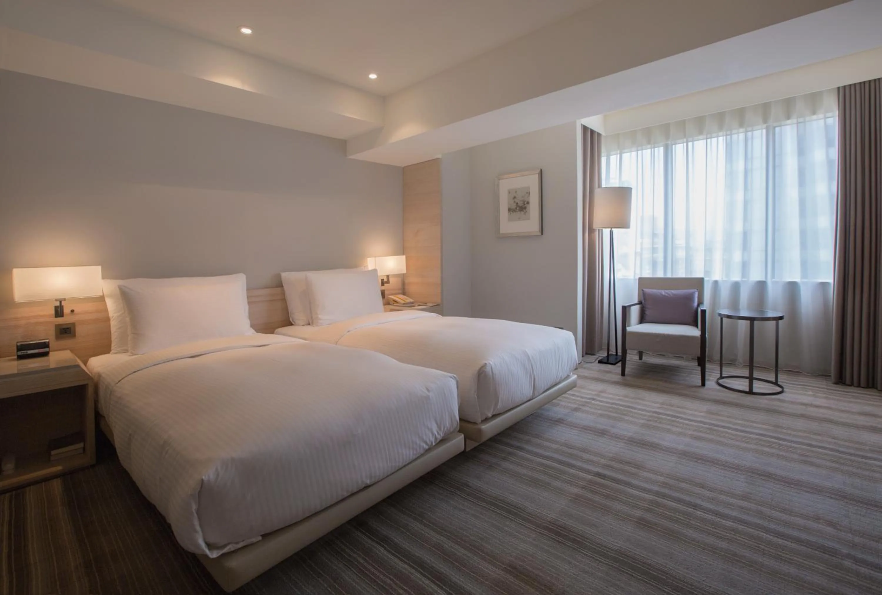 Bed in Hotel COZZI Minsheng Taipei