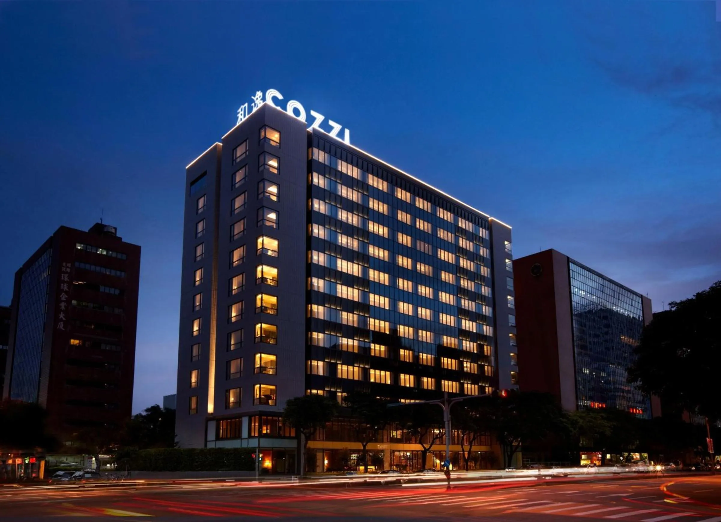 Facade/entrance in Hotel COZZI Minsheng Taipei
