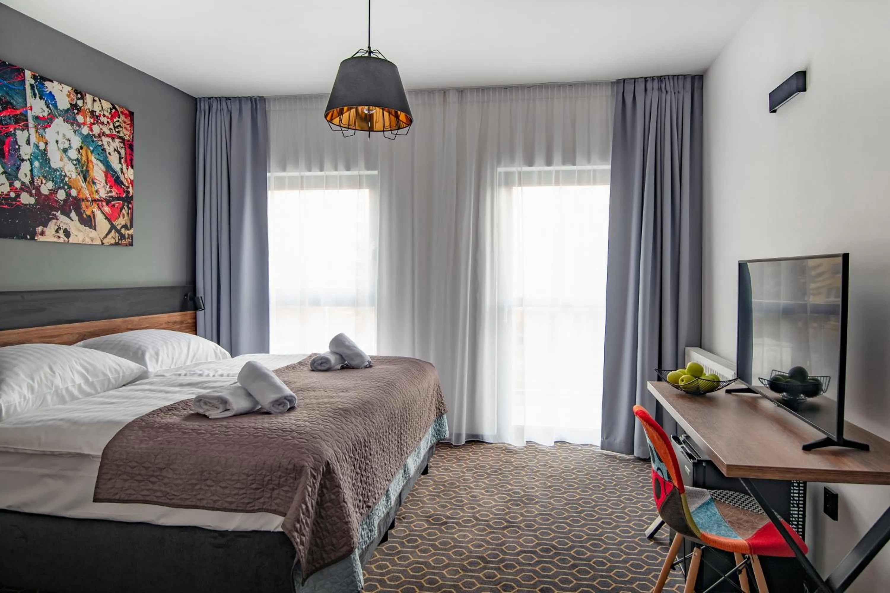 Bedroom, Bed in Hotel Mamut