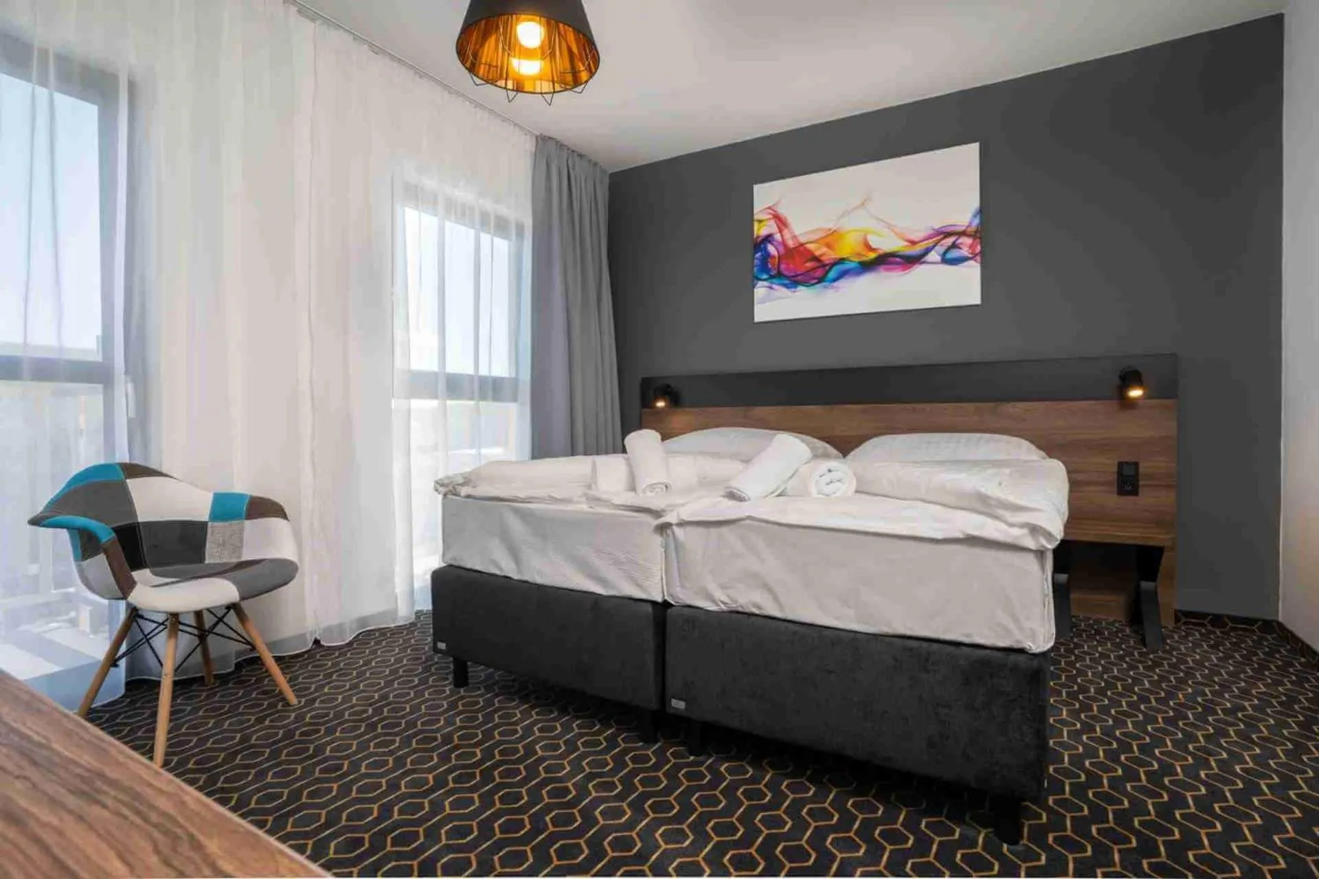 Photo of the whole room, Bed in Hotel Mamut