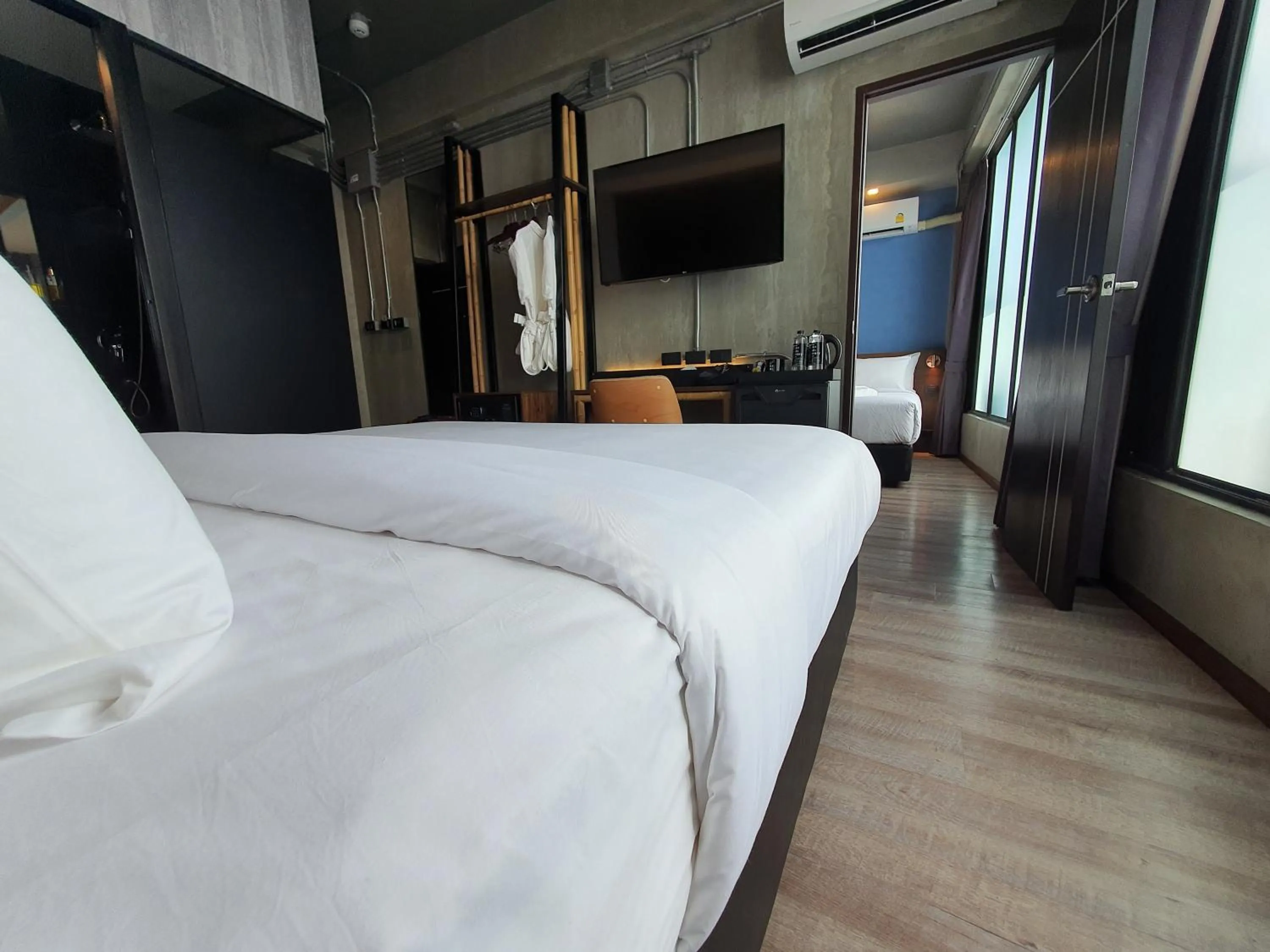 Bed in Hotel Ordinary Bangkok