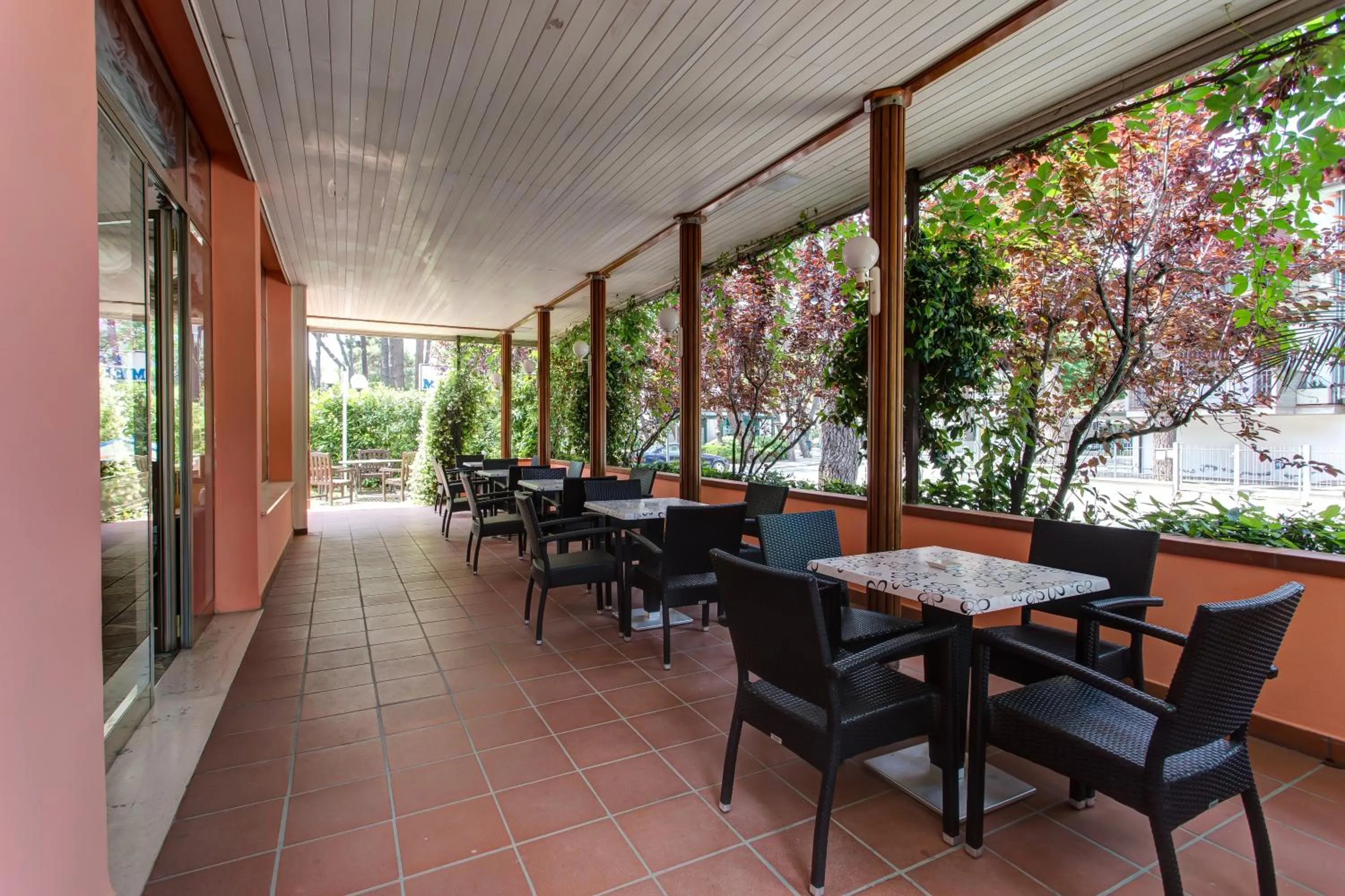 Patio in Hotel Meeting