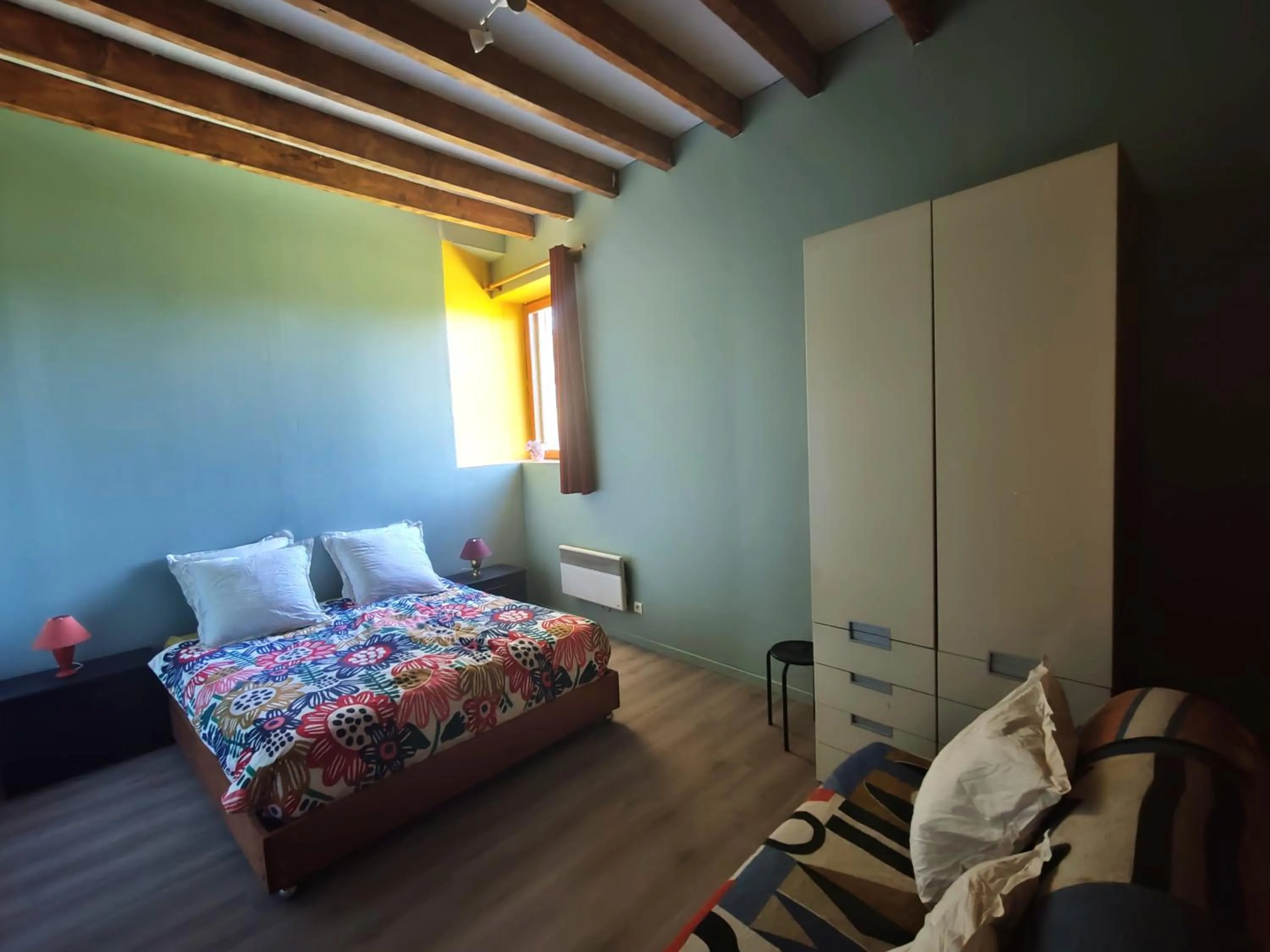 Bedroom, Bed in Auberge du Précontent