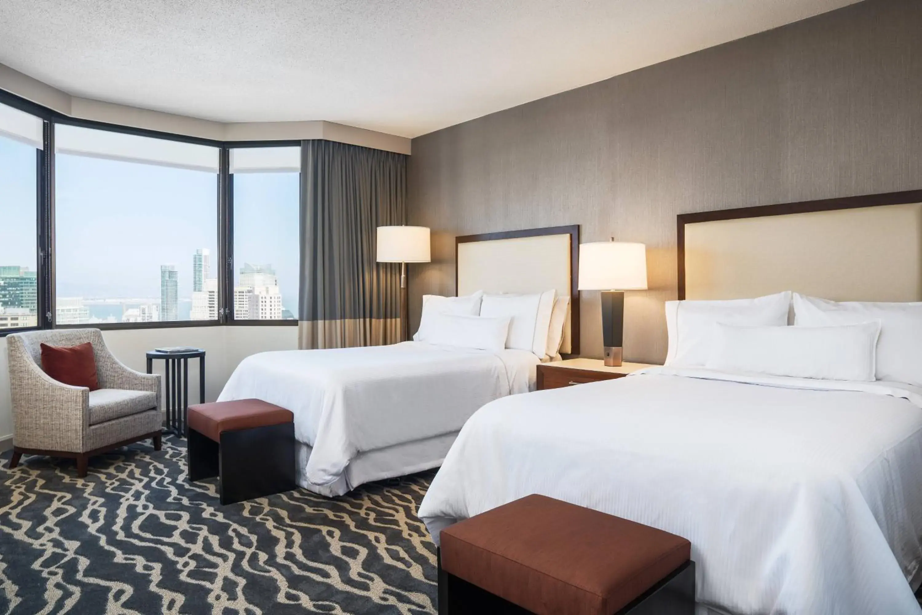 Grand Deluxe, Guest room, 2 Double, City view, Tower in The Westin St. Francis San Francisco on Union Square Grand Deluxe, Guest room, 2 Double, City view, Tower in The Westin St. Francis San Francisco on Union Square