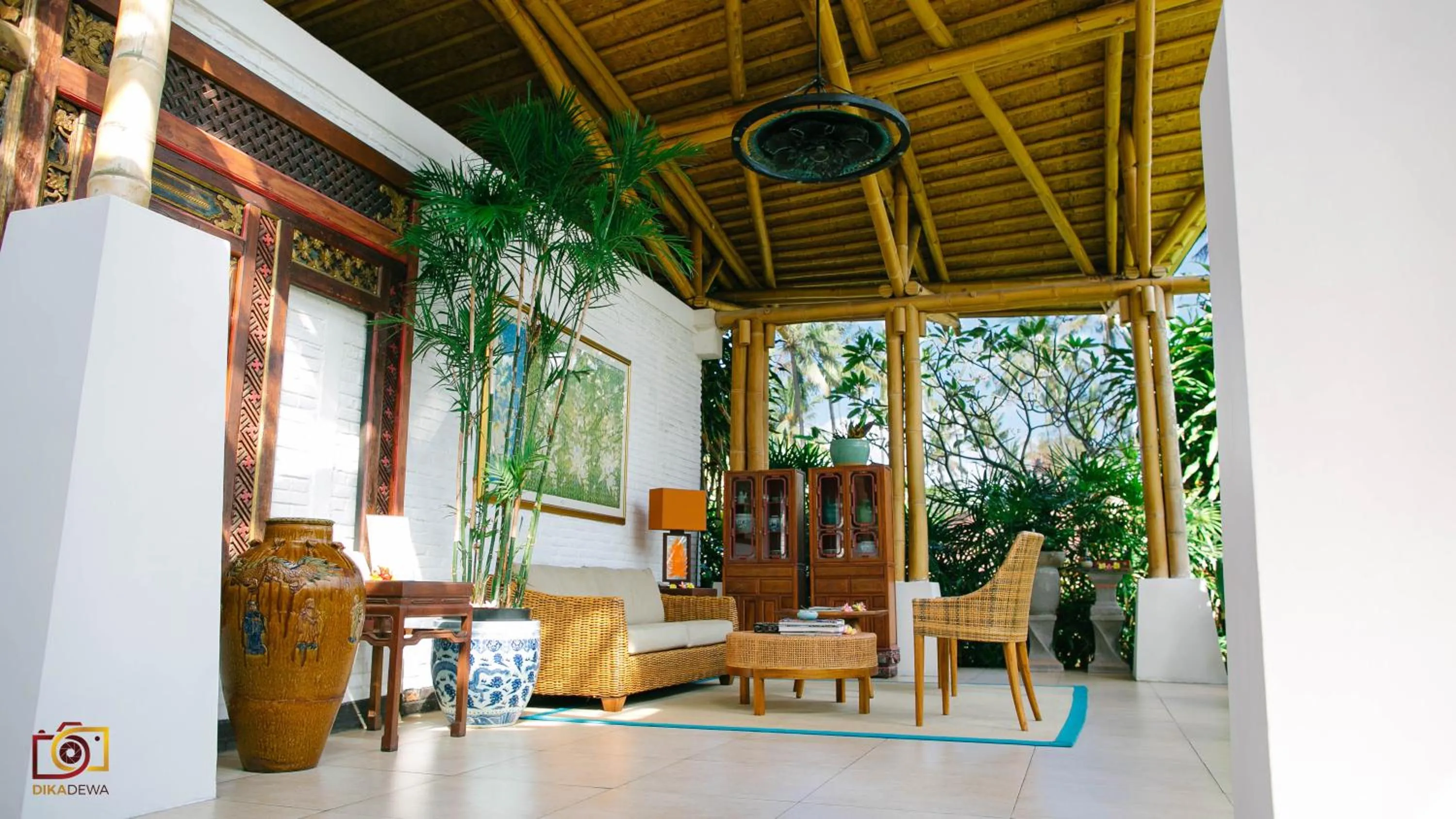 Patio in Lotus Bungalows