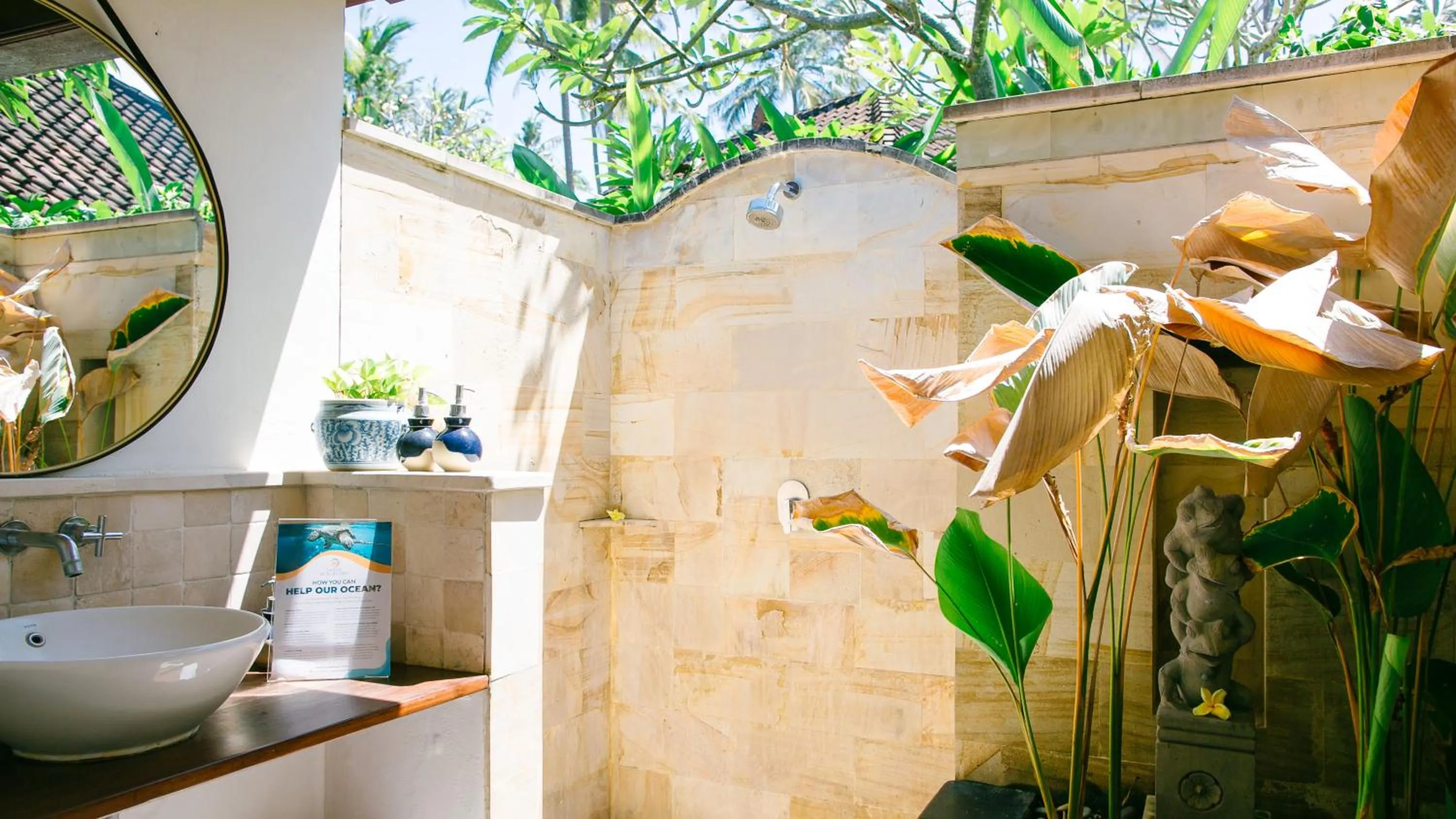 Bathroom in Lotus Bungalows