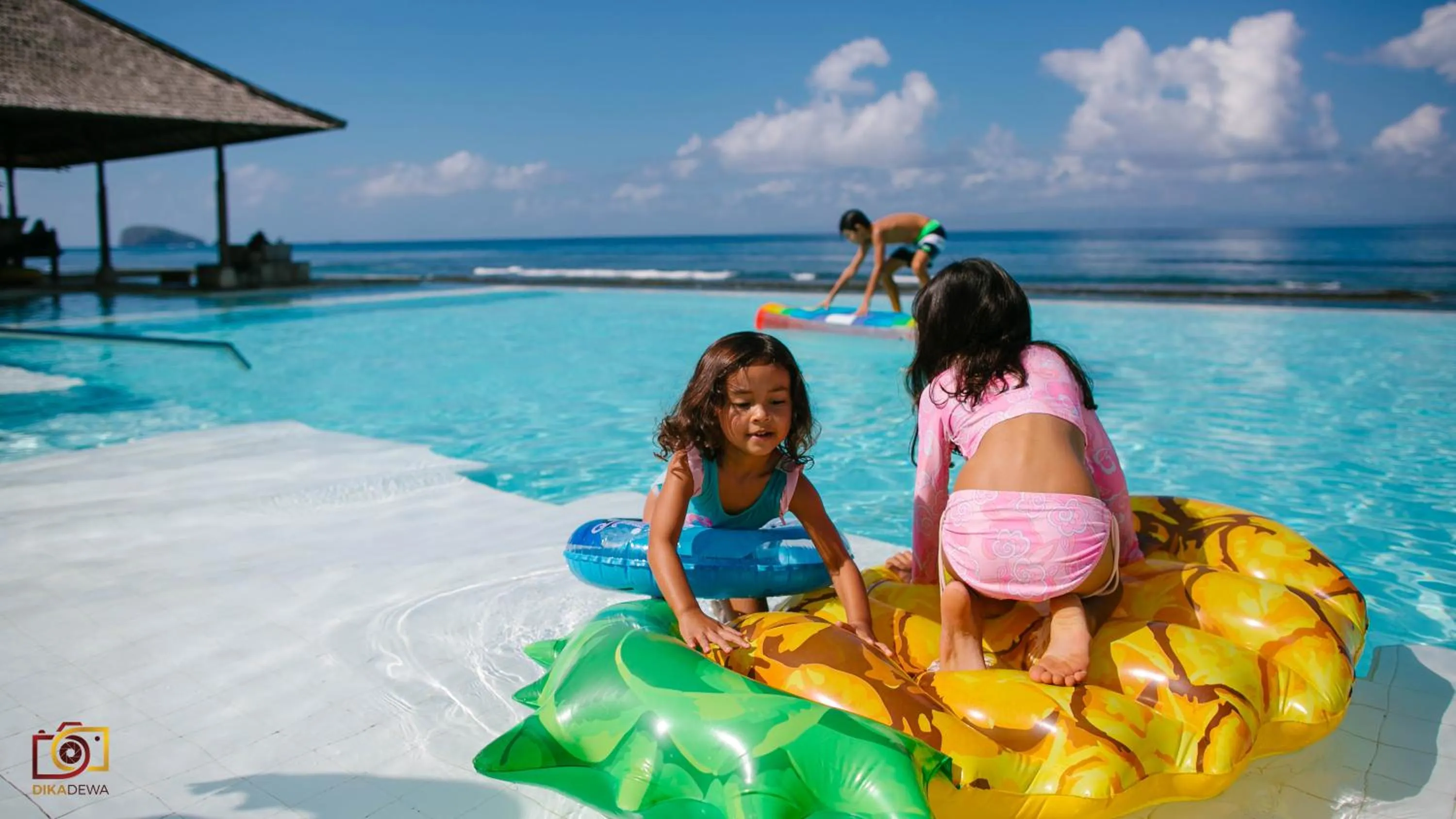 People in Lotus Bungalows