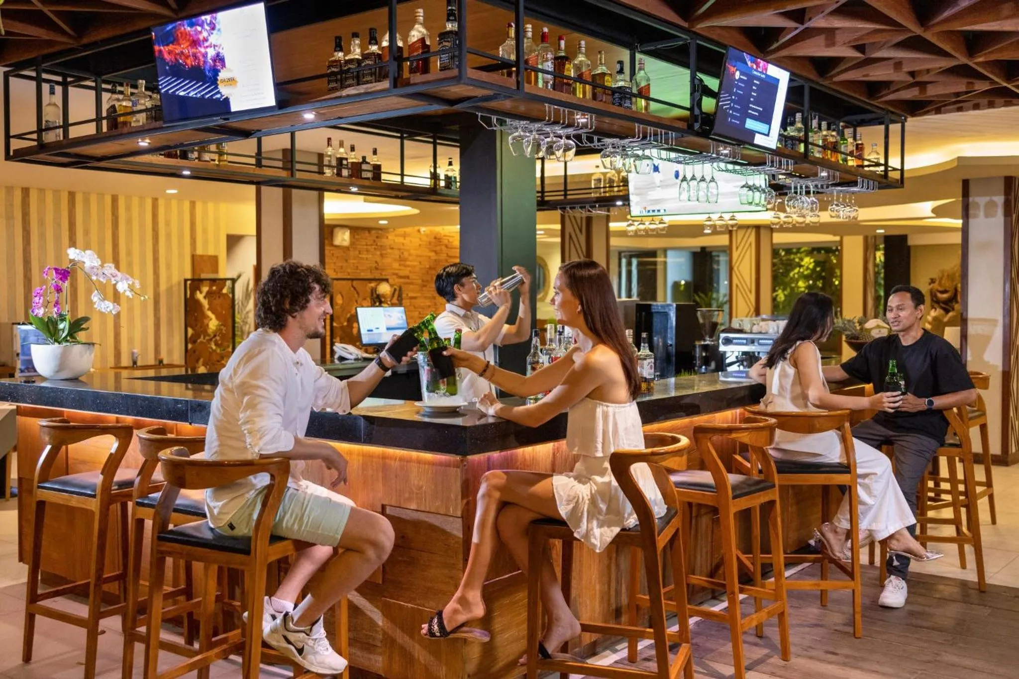 Lounge or bar in Taksu Sanur Hotel