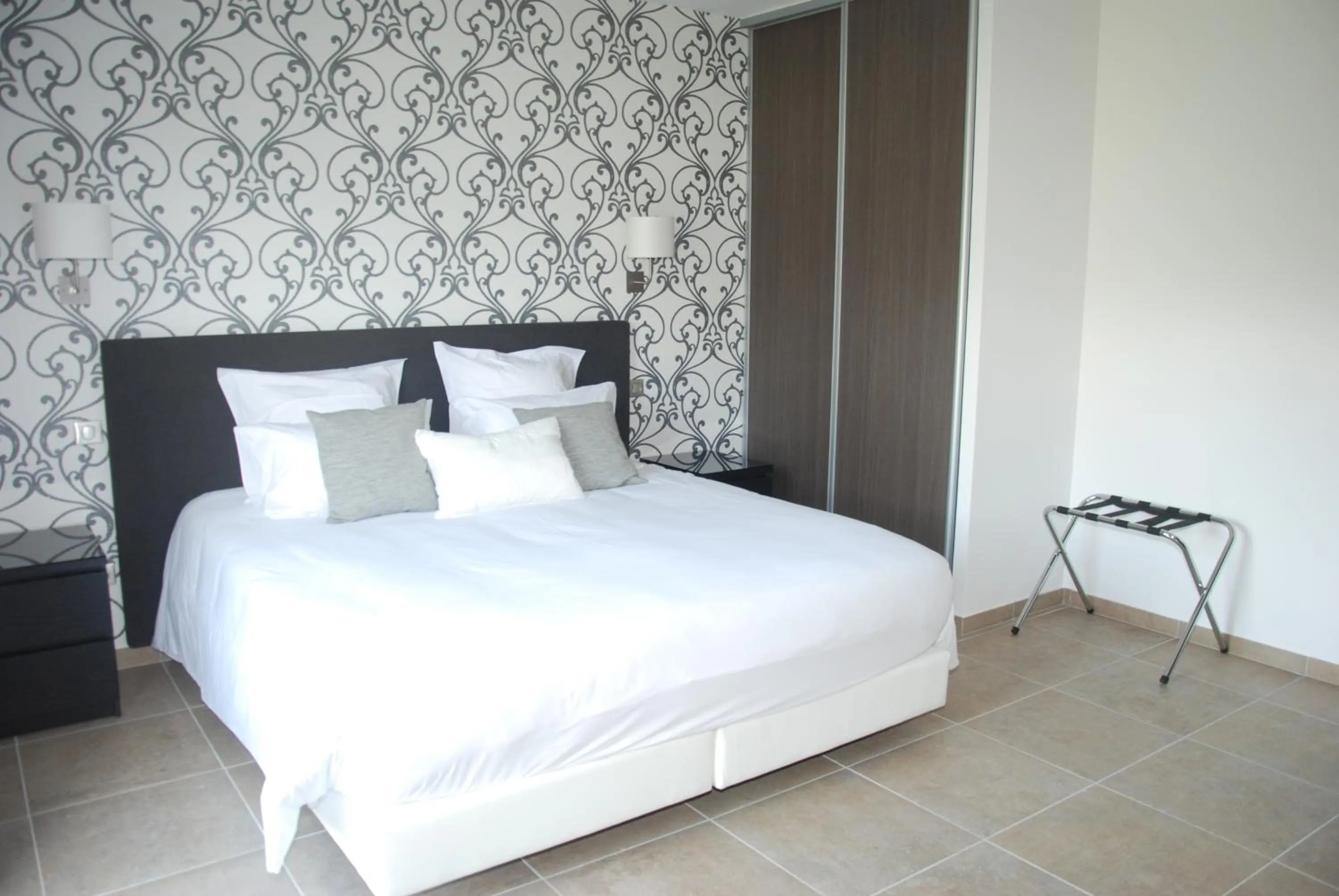 Bedroom, Bed in Hotel & Restaurant Les Bergeries d'Alata