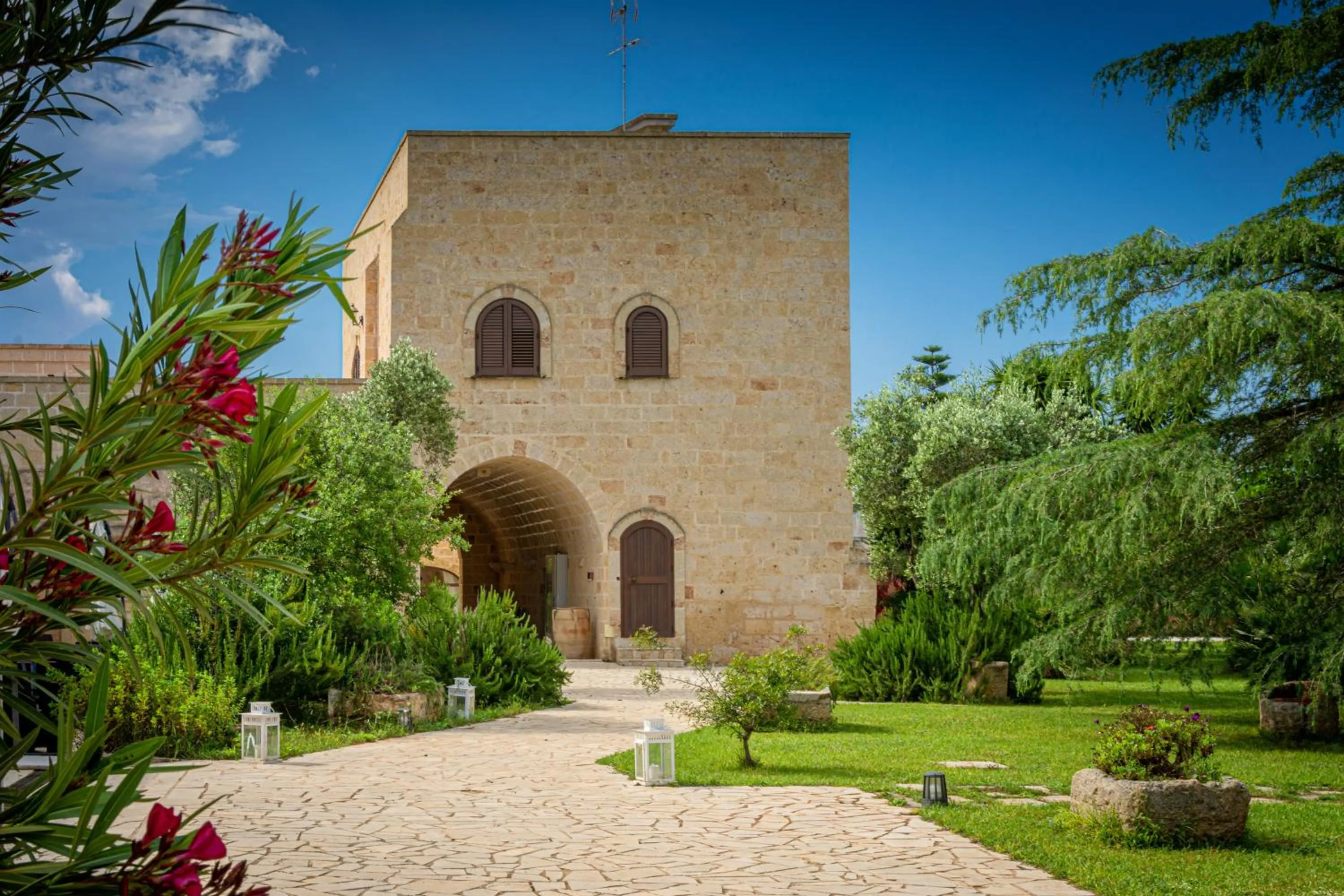 Facade/entrance in Masseria Nuova