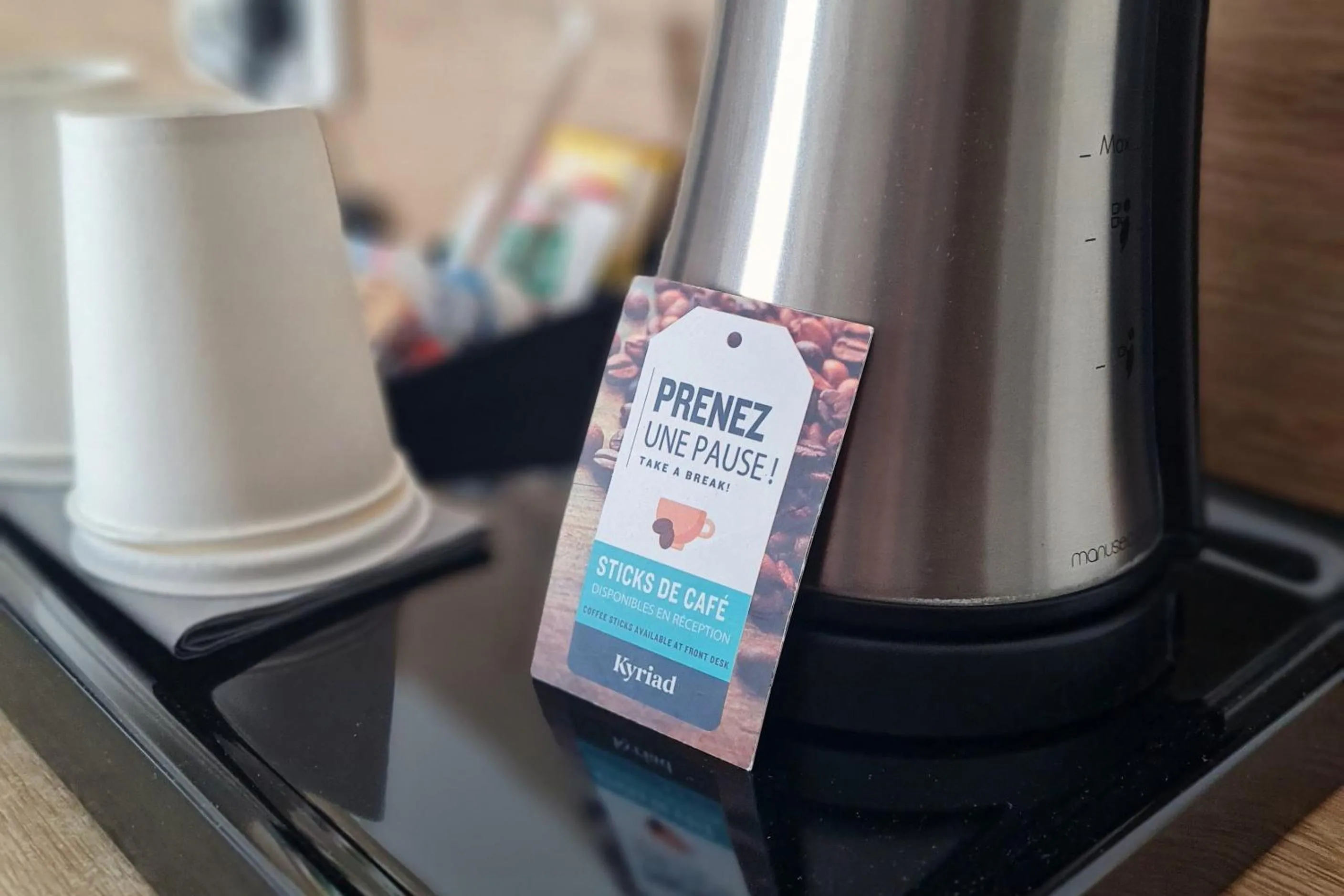 Coffee/tea facilities in Kyriad Vannes Centre Ville