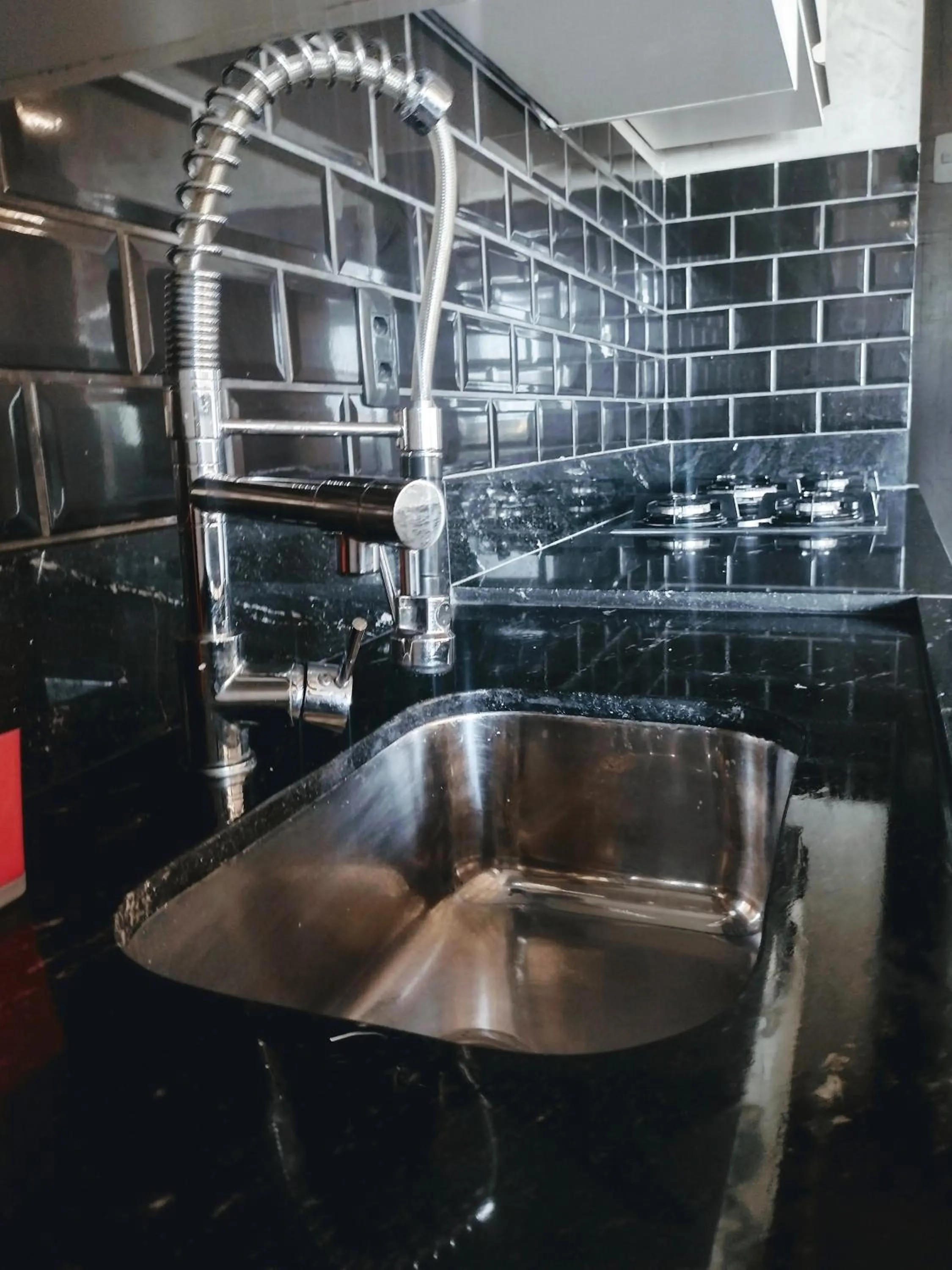 Communal kitchen in Hospedaje MorroSP