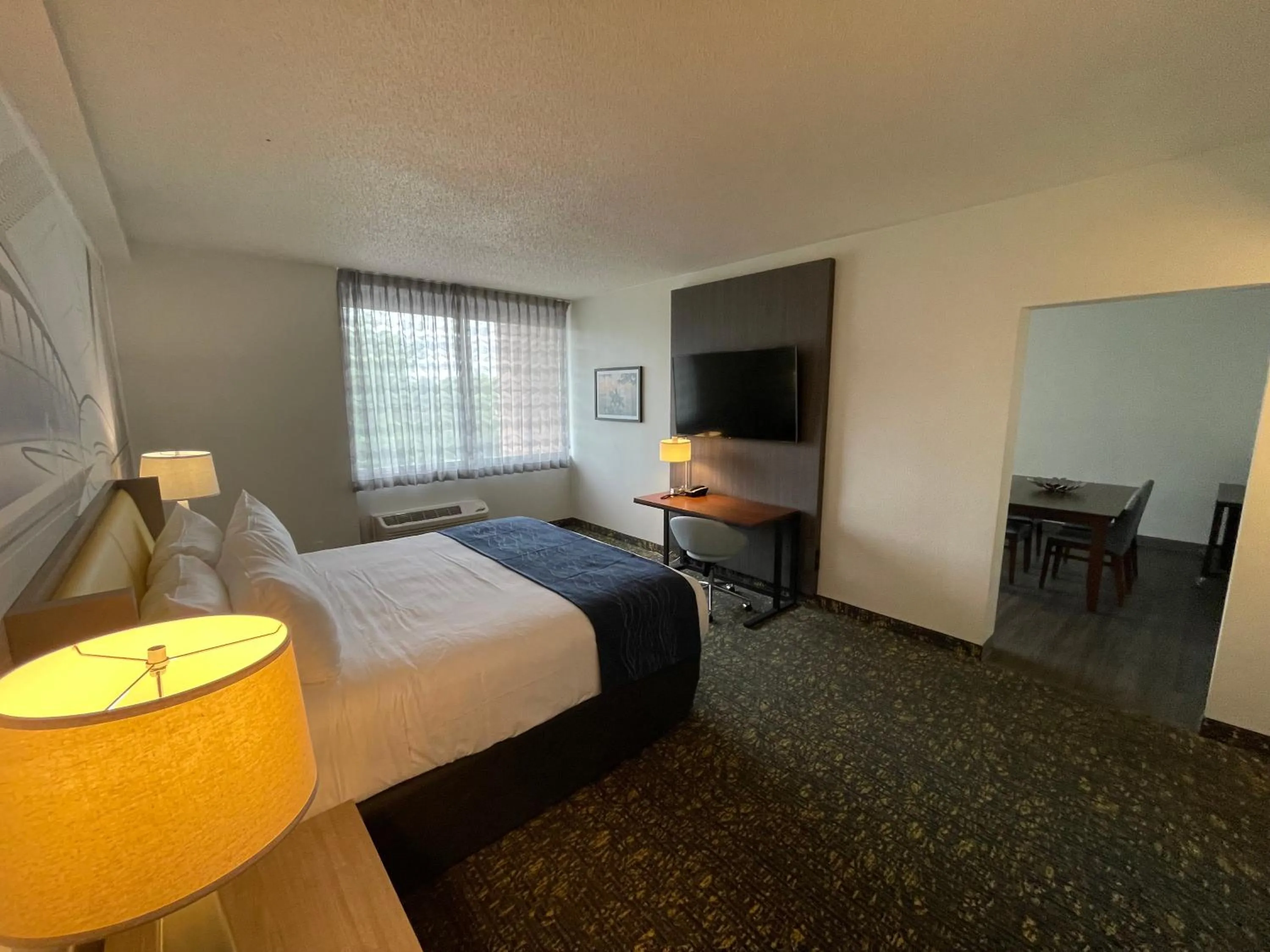 Bed in Saint Louis Airport Hotel