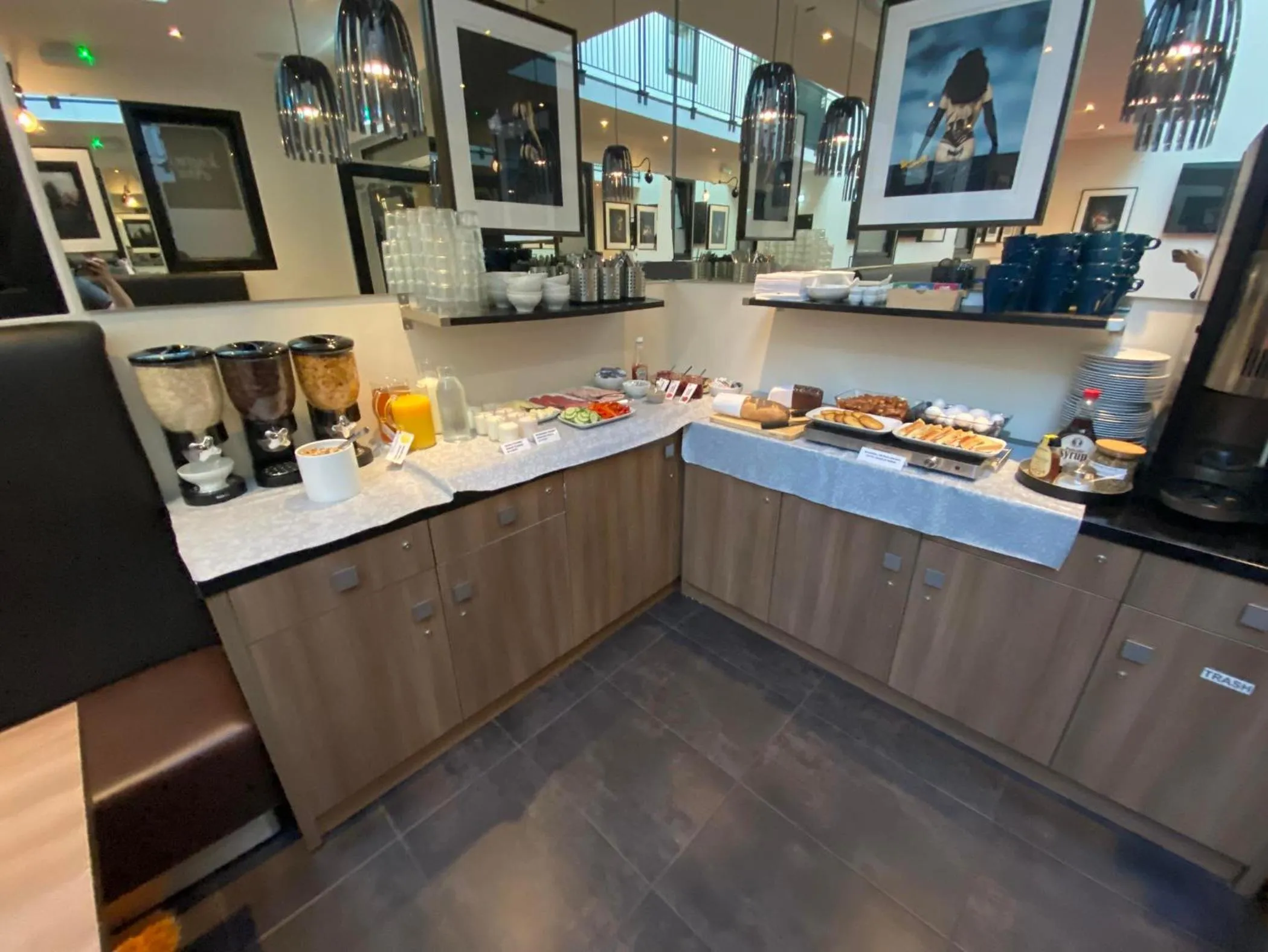 Buffet breakfast in Dancenter Hotel Jomfru Ane