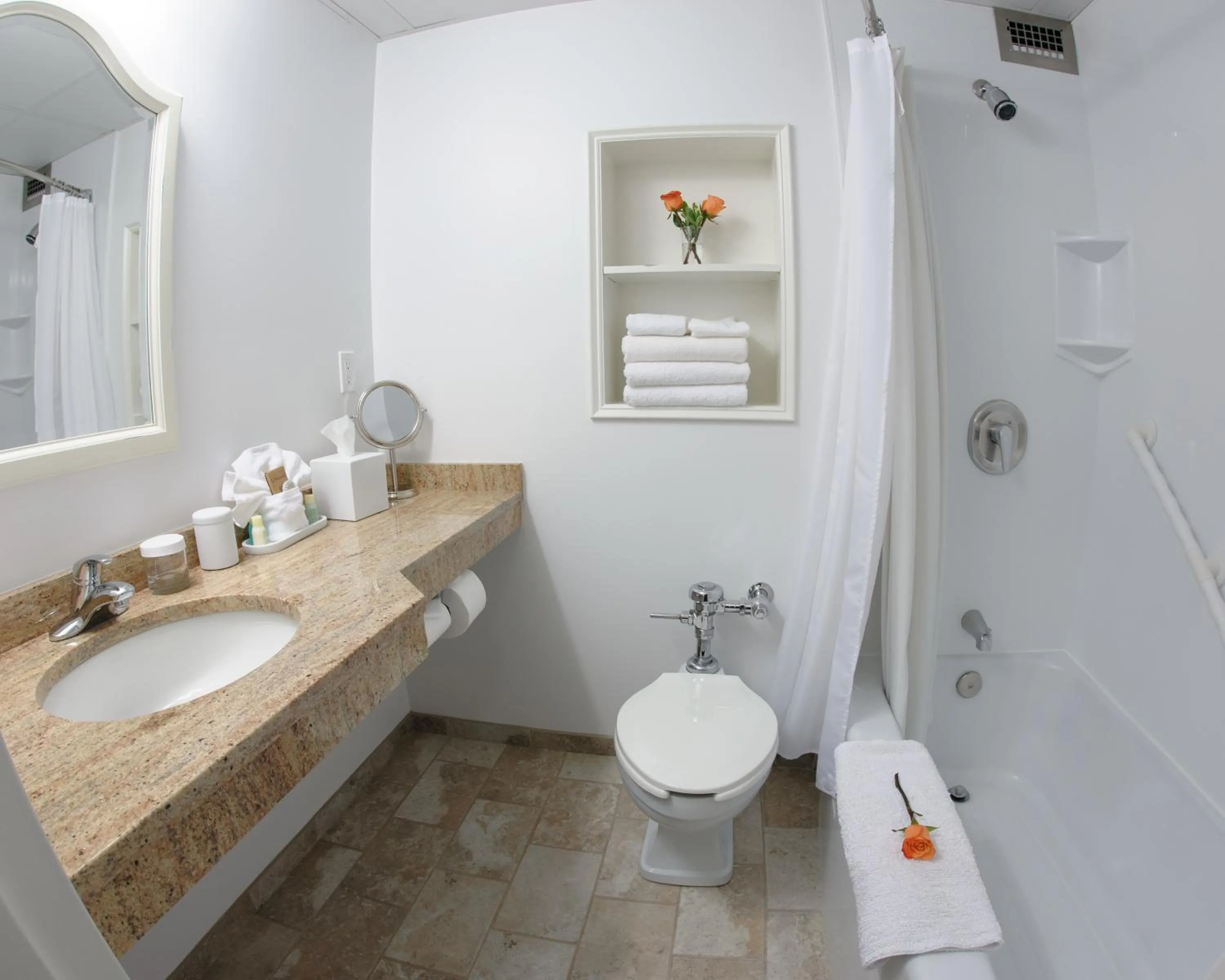 Bathroom in Norwalk Inn & Conference Center