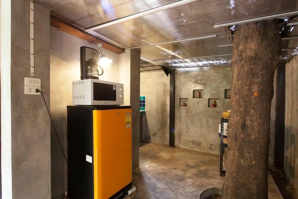 Kitchen or kitchenette in Chiang Mai Summer Resort