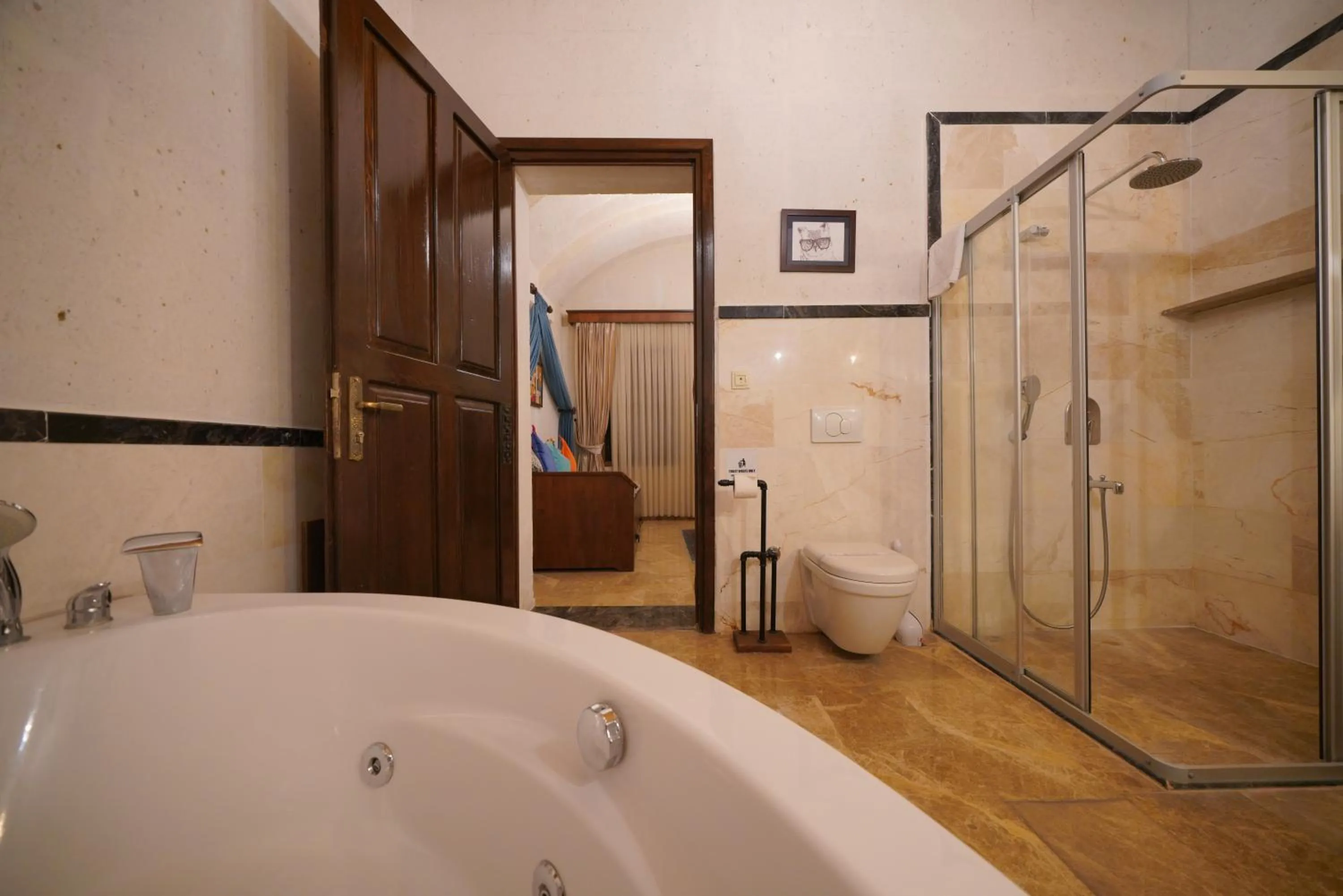 Shower in Mira Cappadocia Hotel