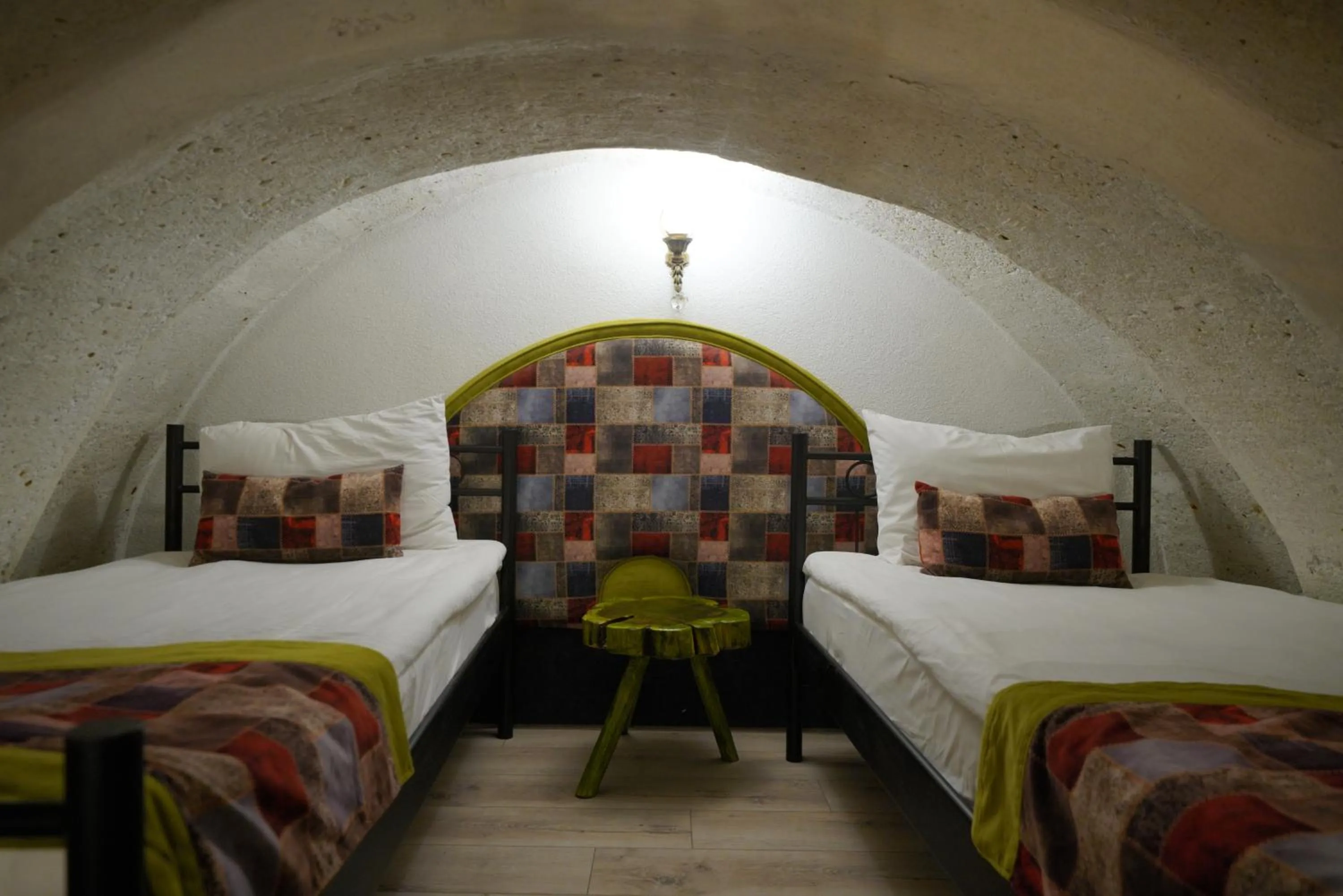 Bed in Mira Cappadocia Hotel