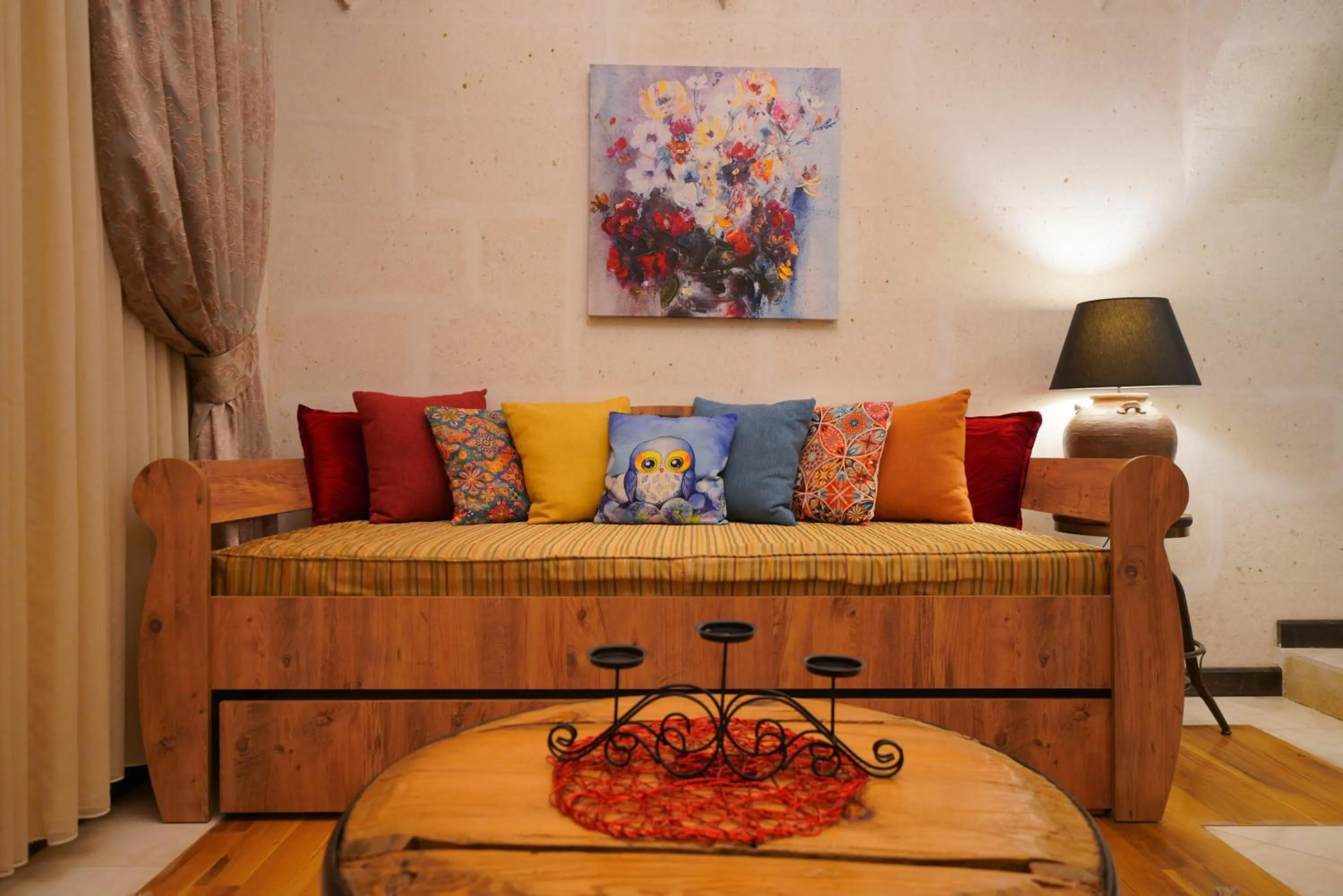 Bed in Mira Cappadocia Hotel