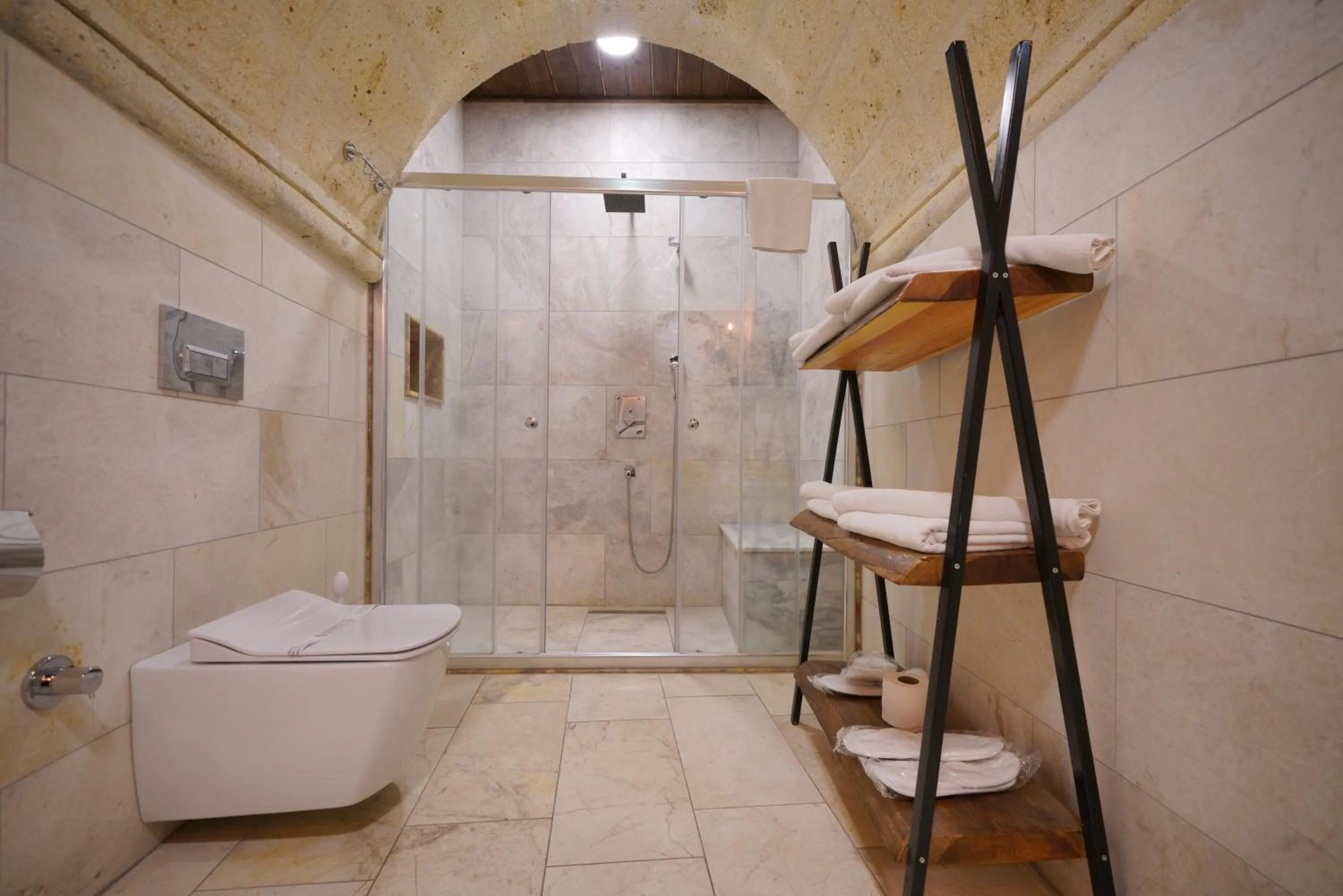 Shower in Mira Cappadocia Hotel