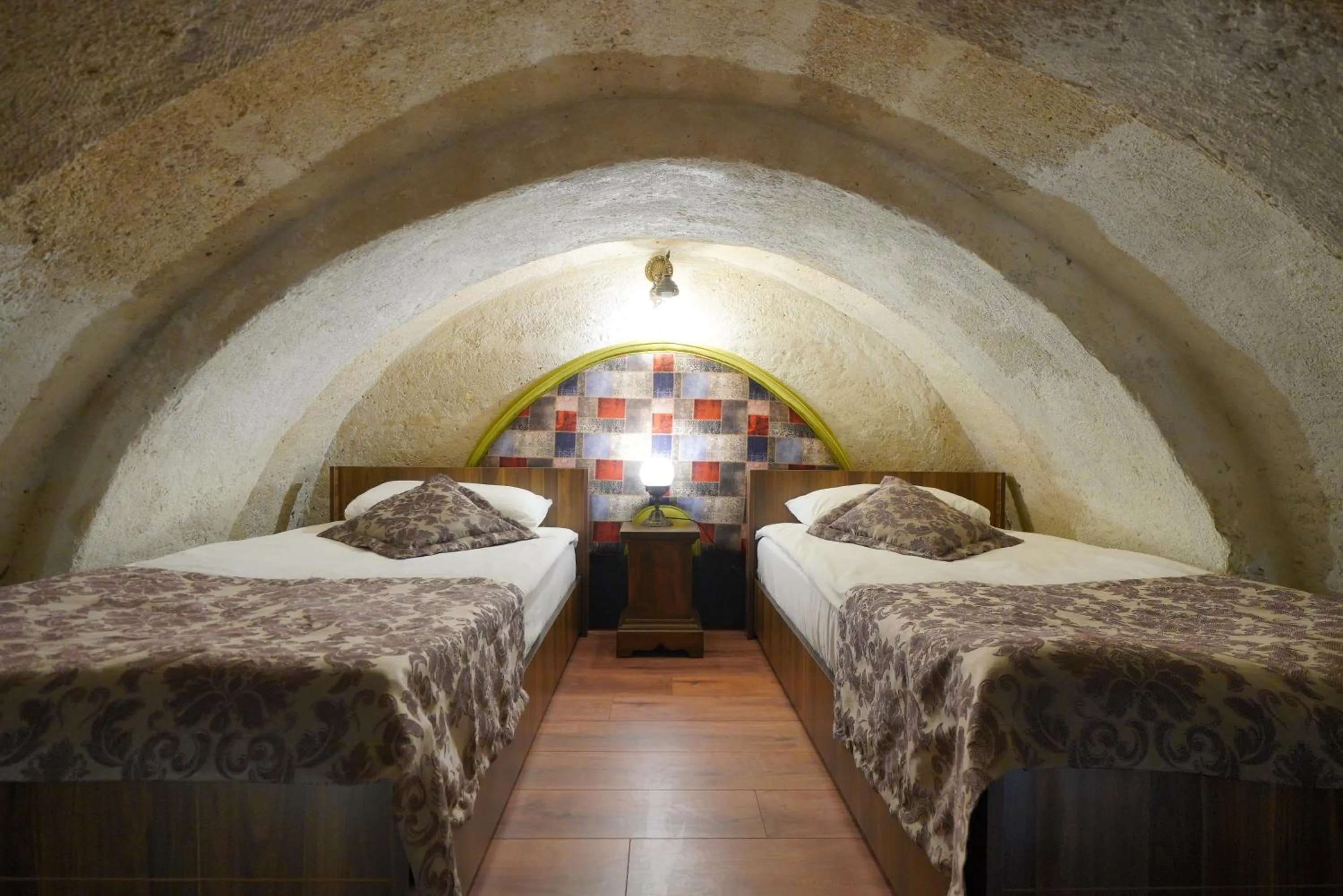 Bed in Mira Cappadocia Hotel