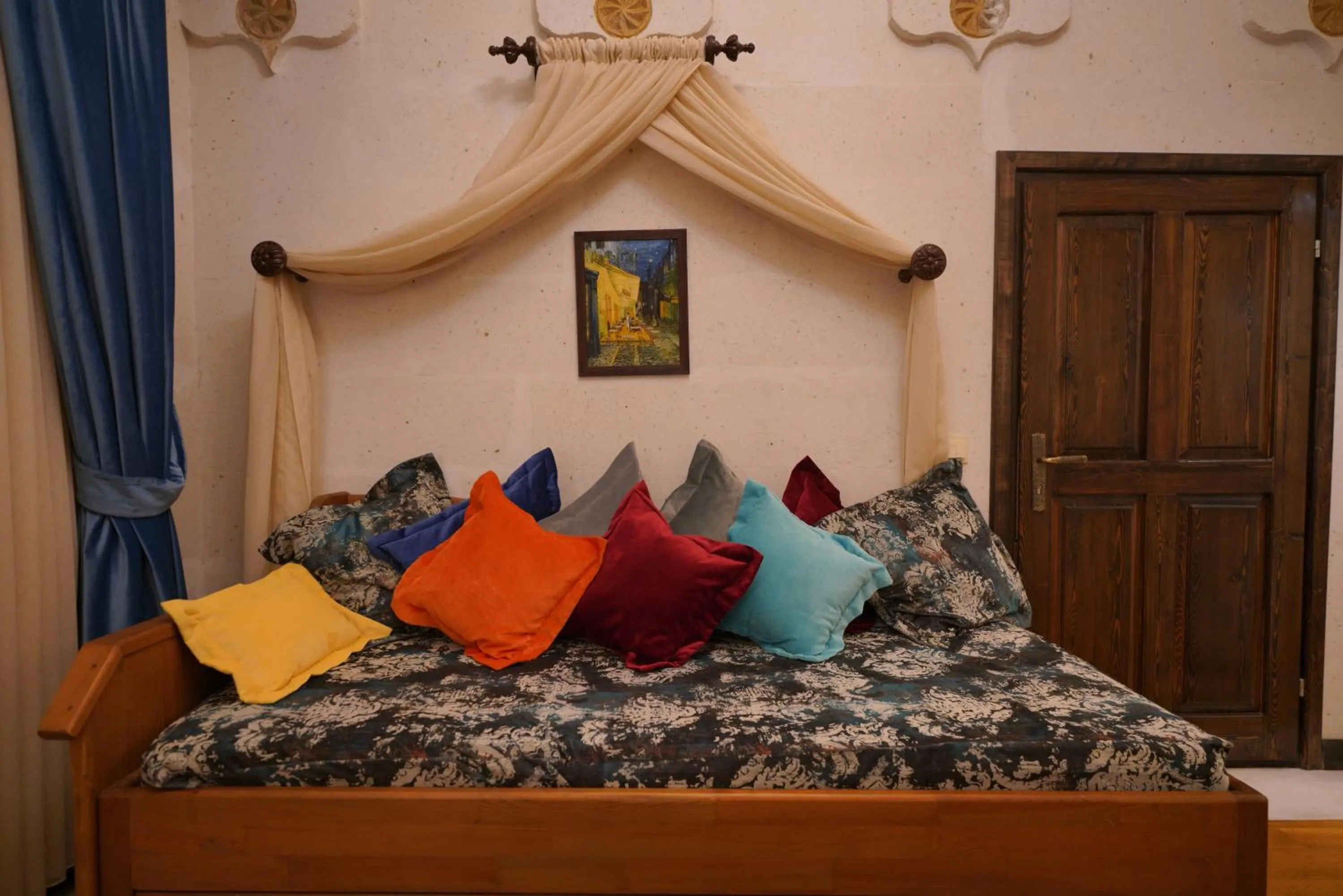 Bed in Mira Cappadocia Hotel