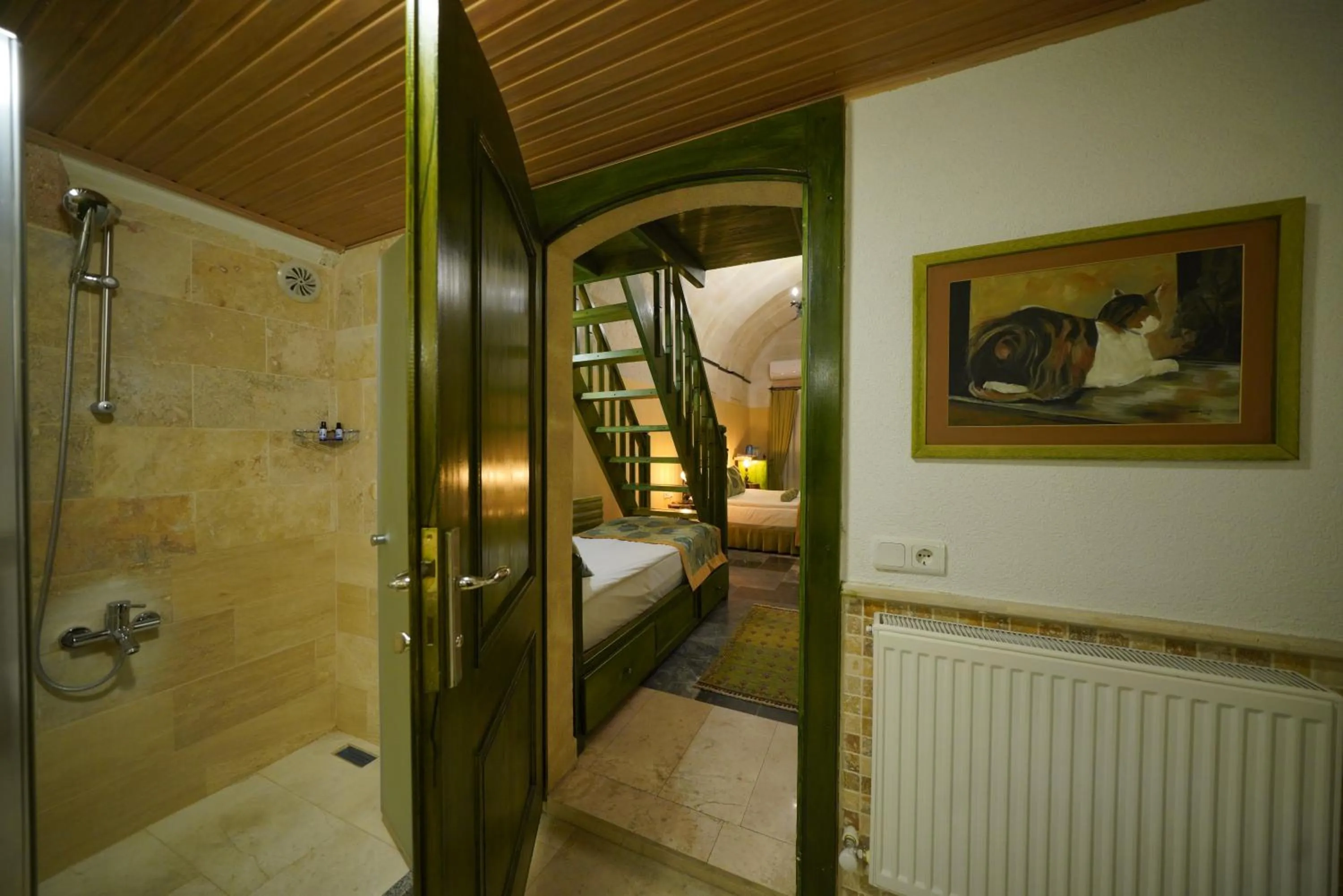 Bathroom, Bed in Mira Cappadocia Hotel