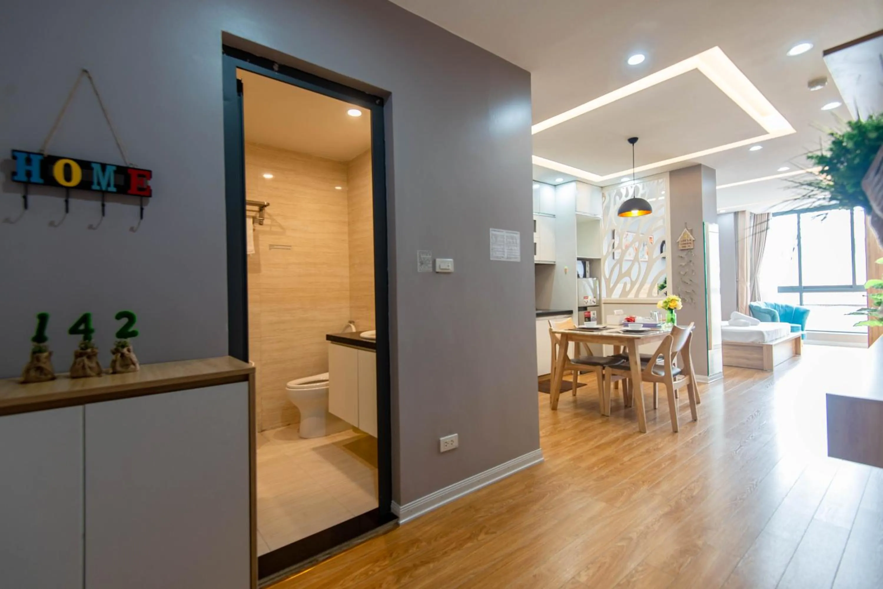 Kitchen or kitchenette in 22housing Hotel & Residence 81 Linh Lang