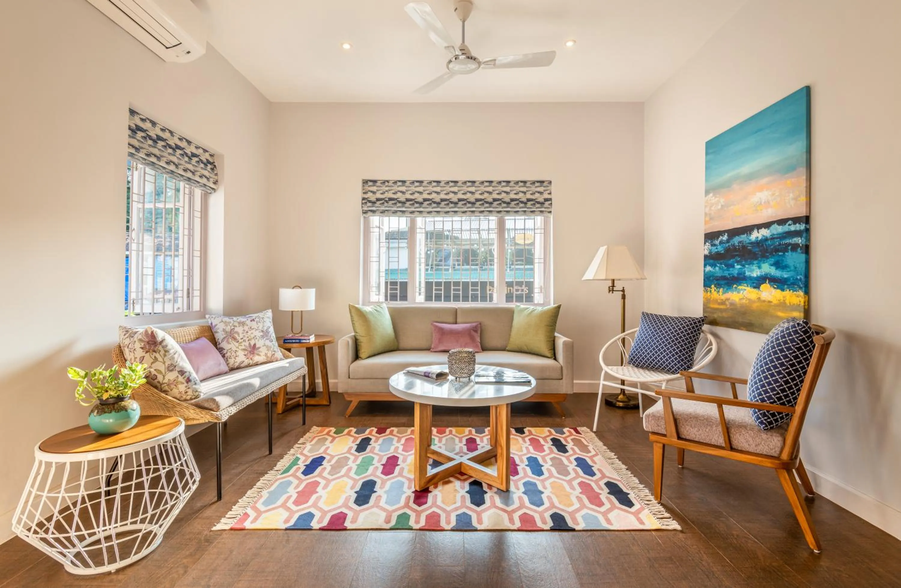 Living room in amã Stays & Trails, Braganza House