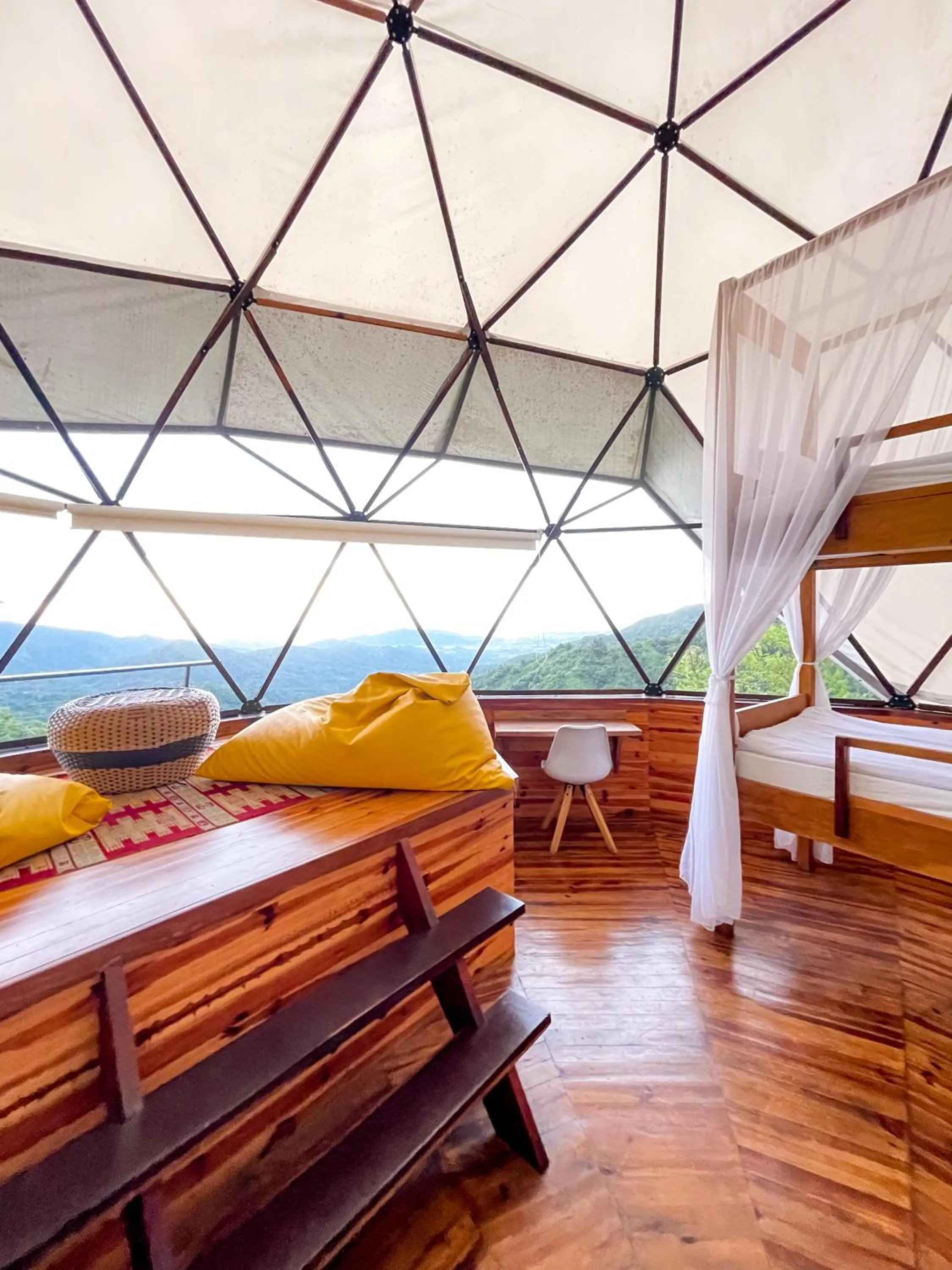 View (from property/room), Bed in Trekker Glamping - EcoLodge Boutique