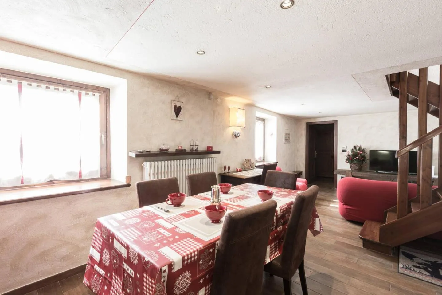 Living room in Le Petit Coeur Residence De Montagne