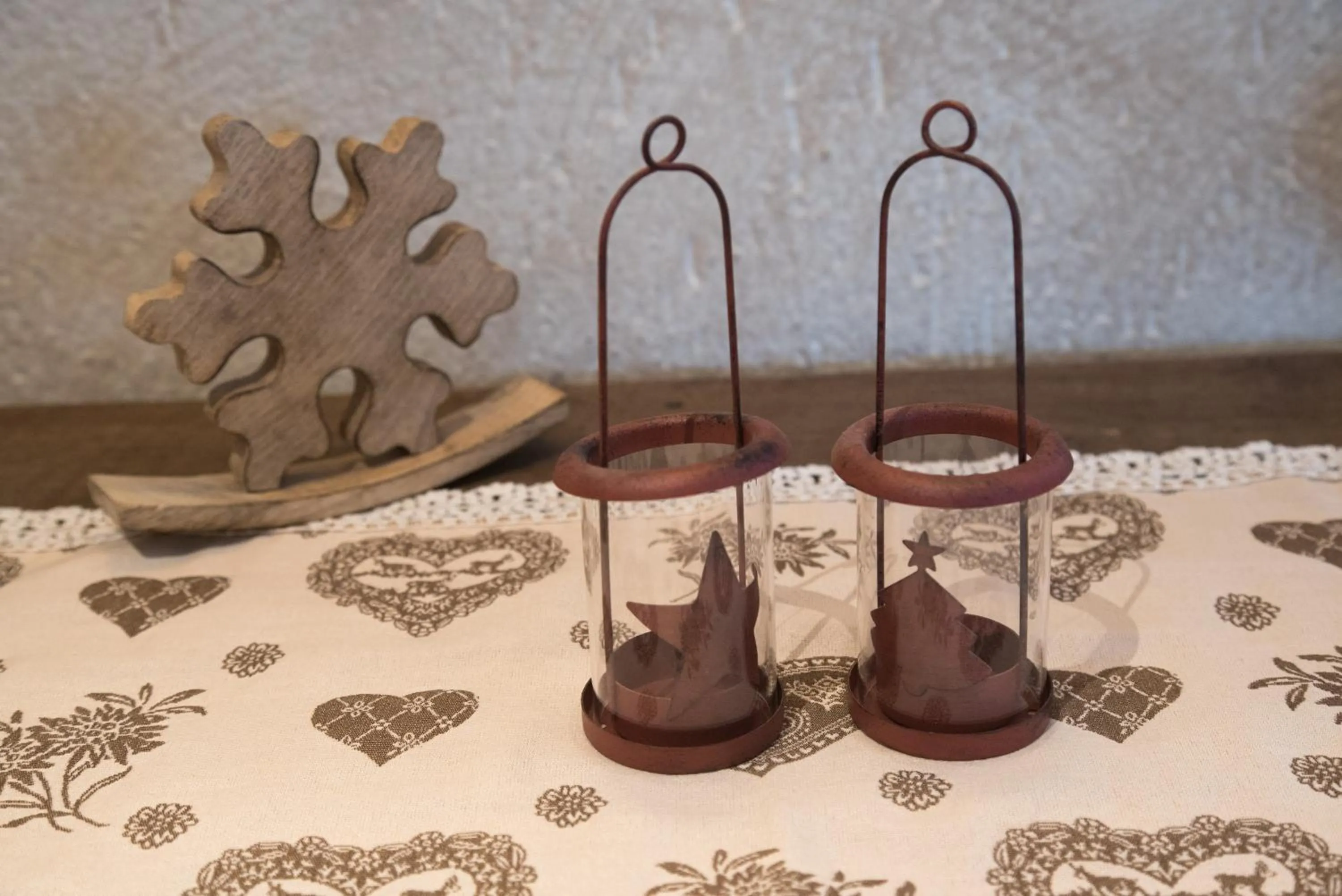 Decorative detail in Le Petit Coeur Residence De Montagne