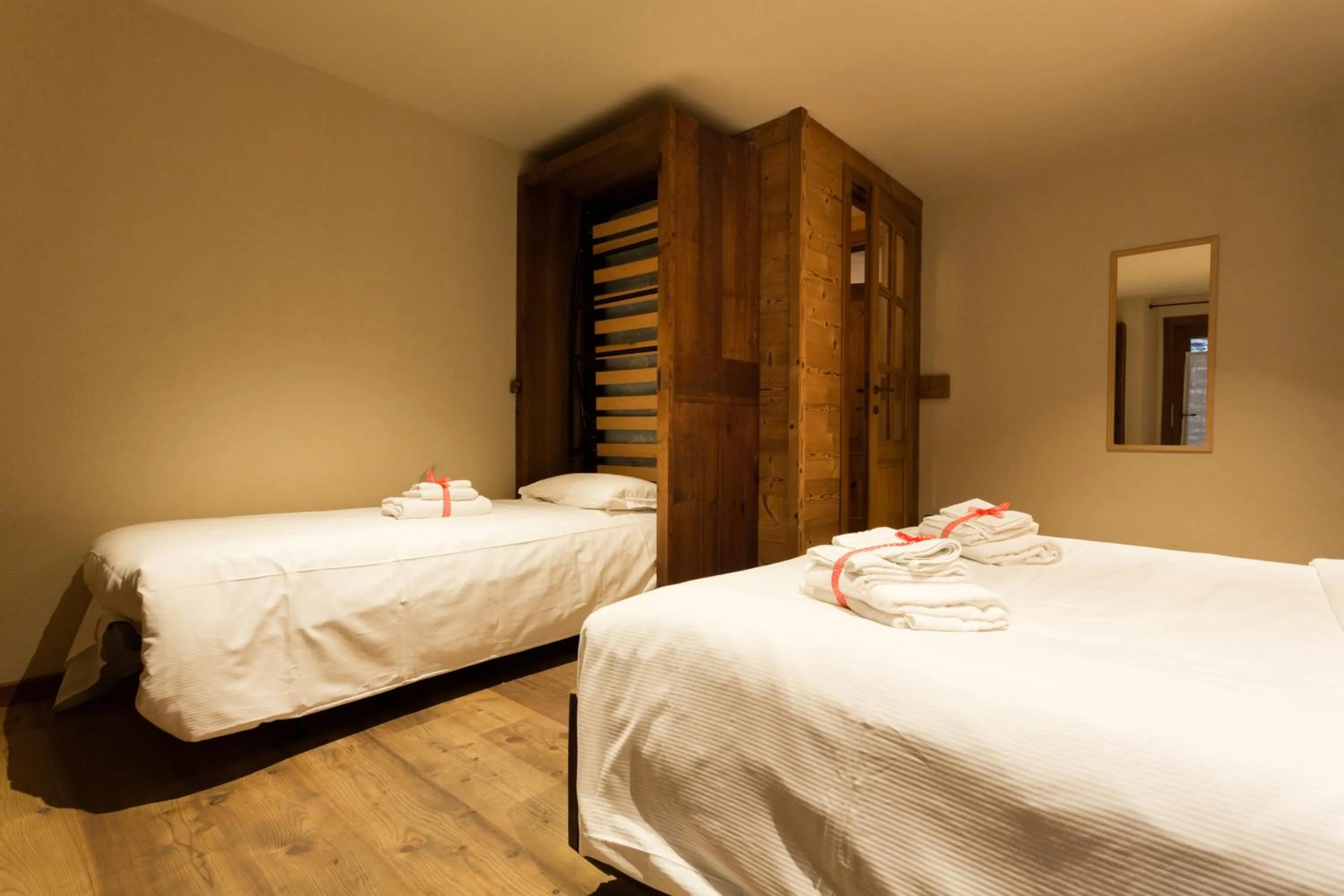 Bed in Le Petit Coeur Residence De Montagne